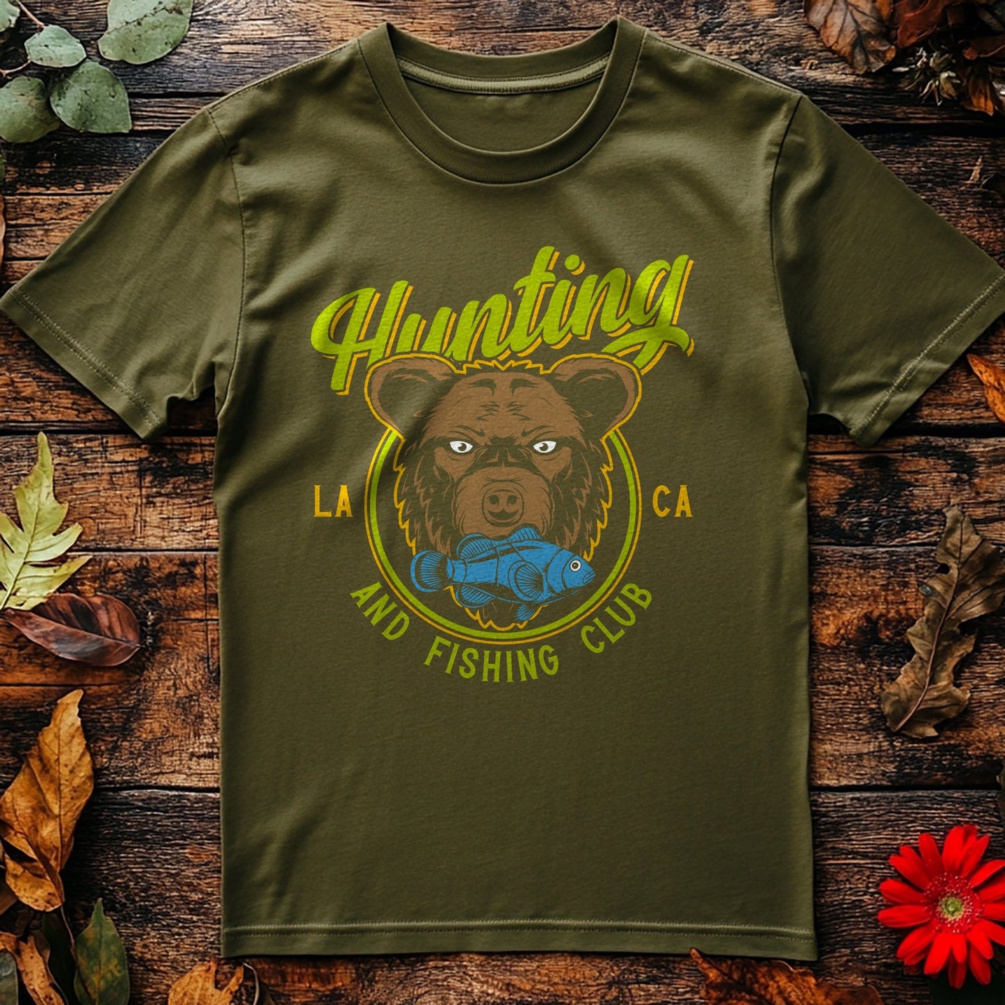 Bear Hunt Fish Club T-Shirt