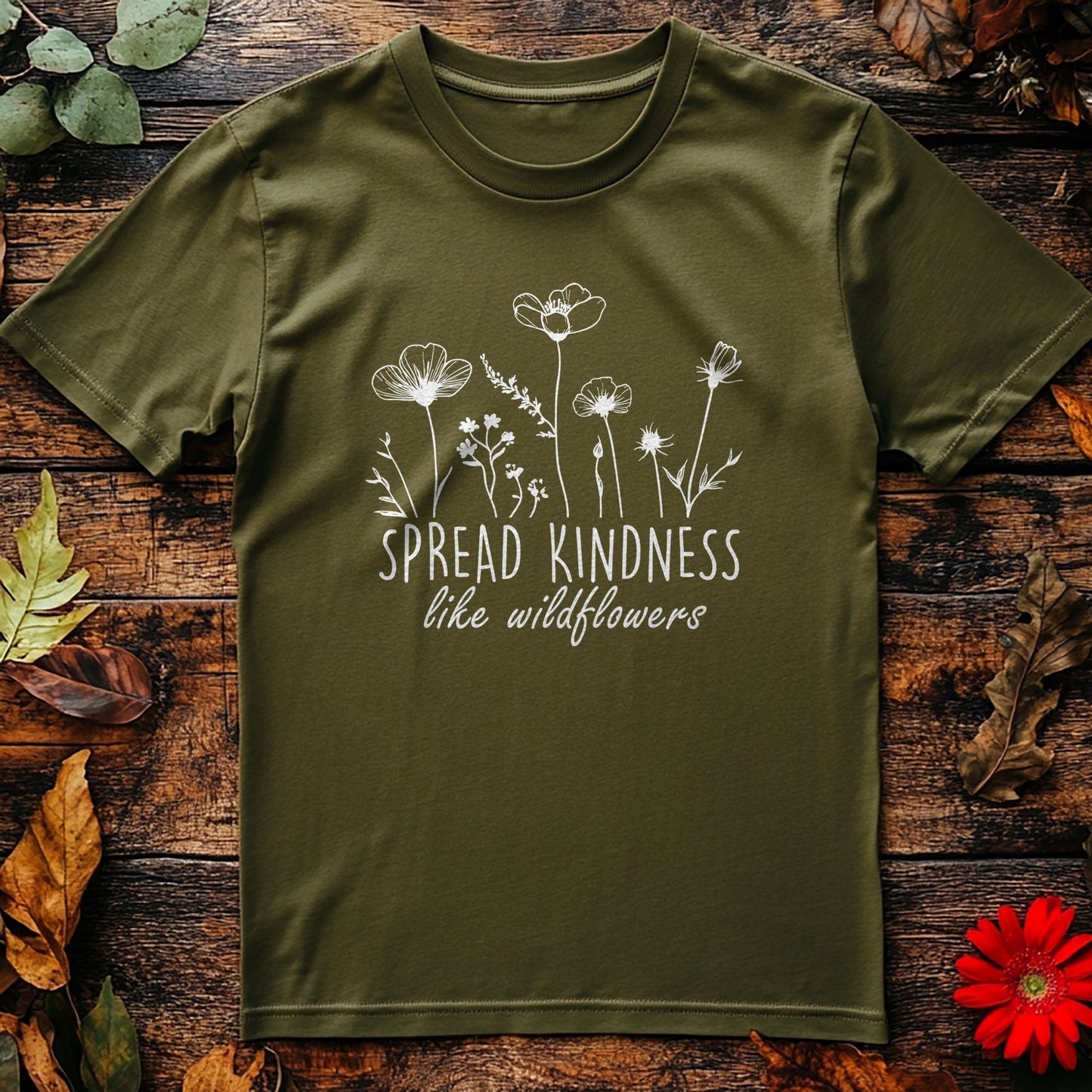 Spread Kindness Wildflowers T-Shirt