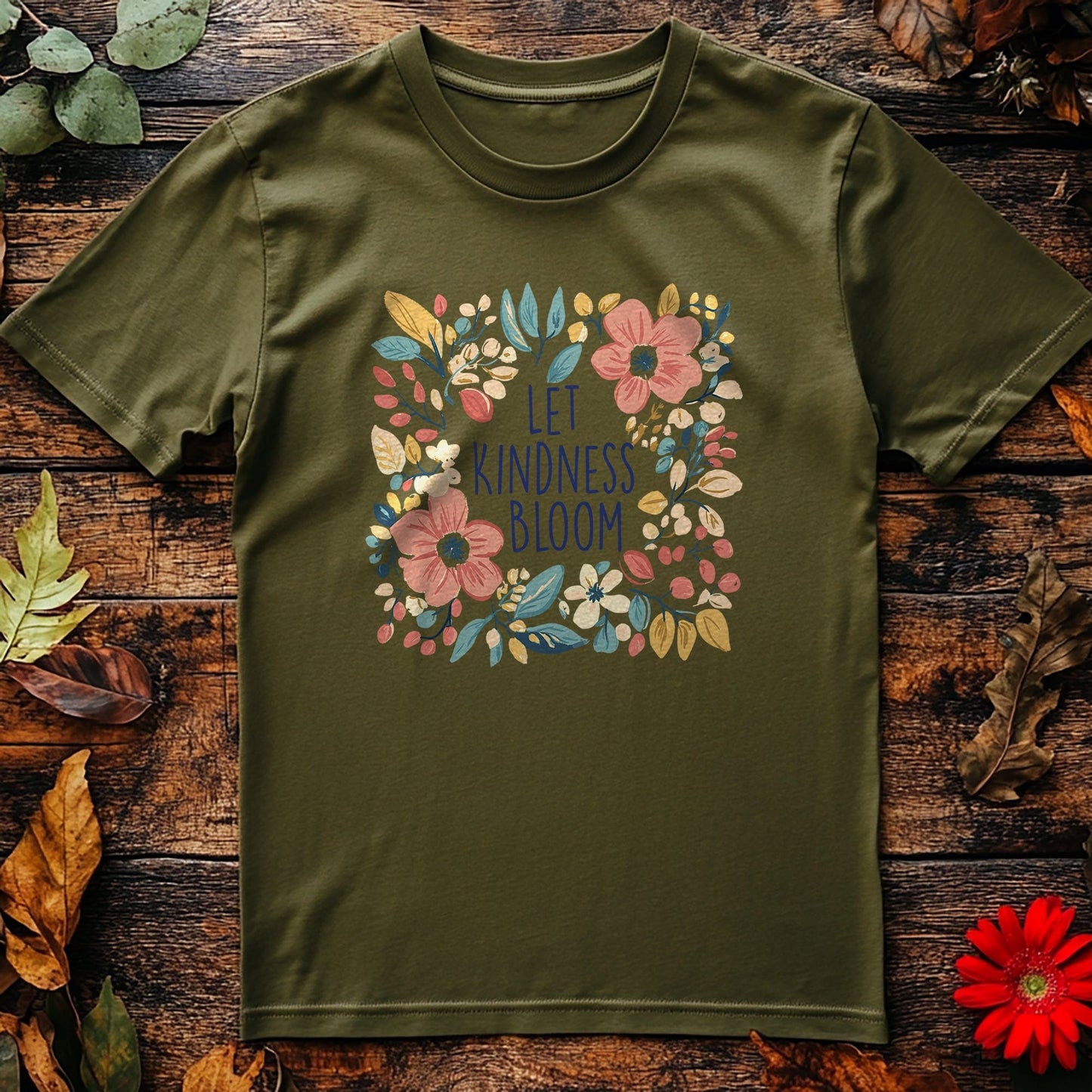 Let Kindness Bloom T-Shirt - Spread