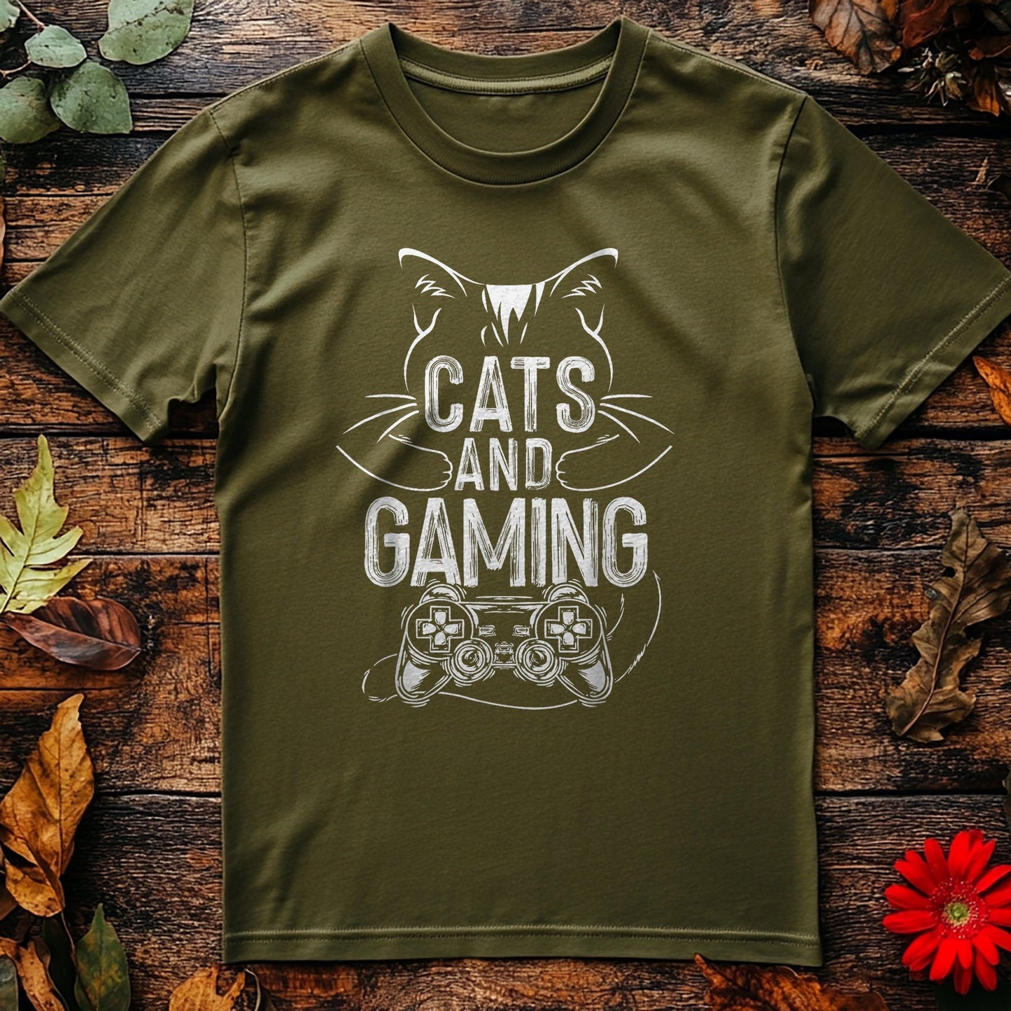 Cats And Gaming T-Shirt