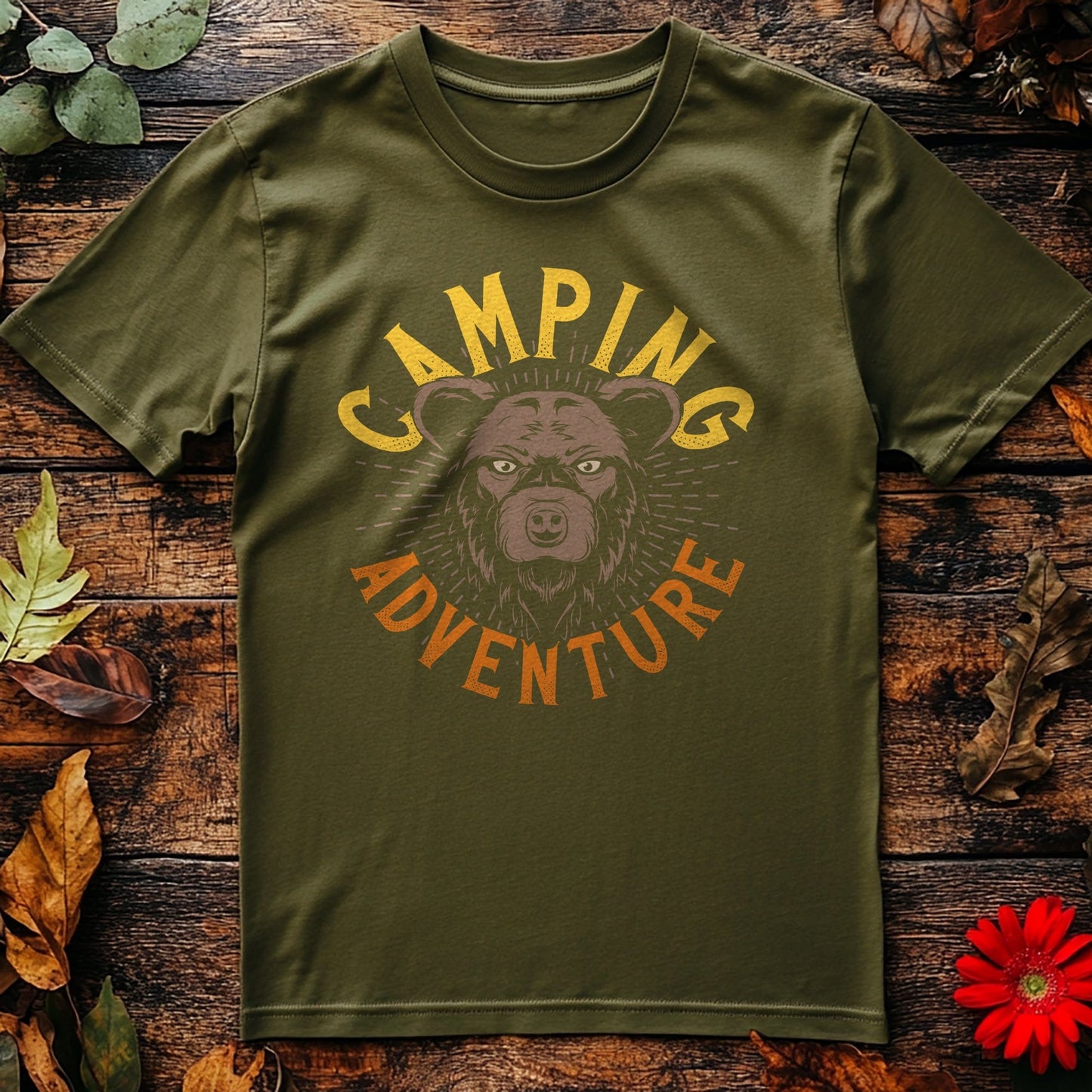 Bear Camping Adventure t-shirt