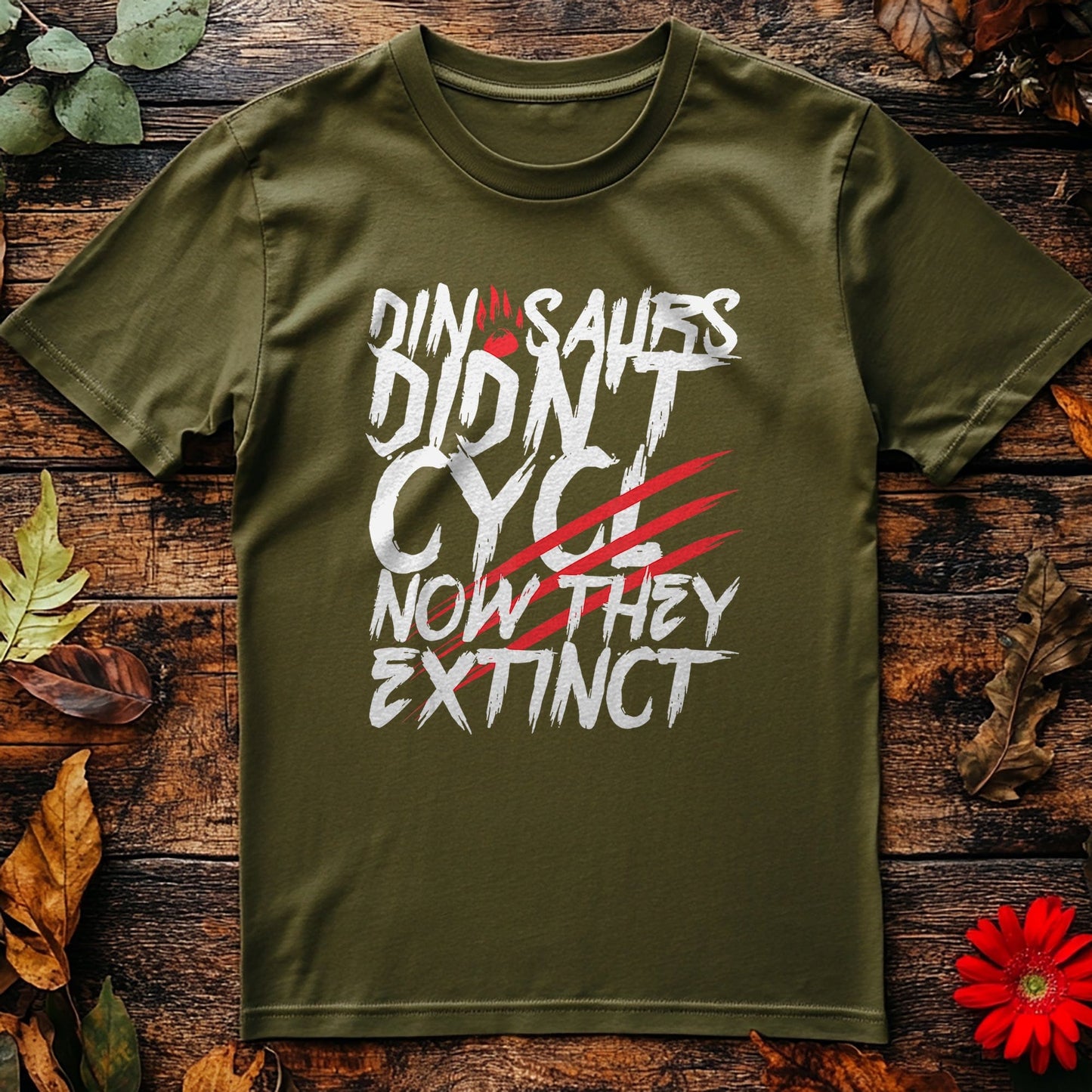 Cycling (249) T-shirt - "Don't