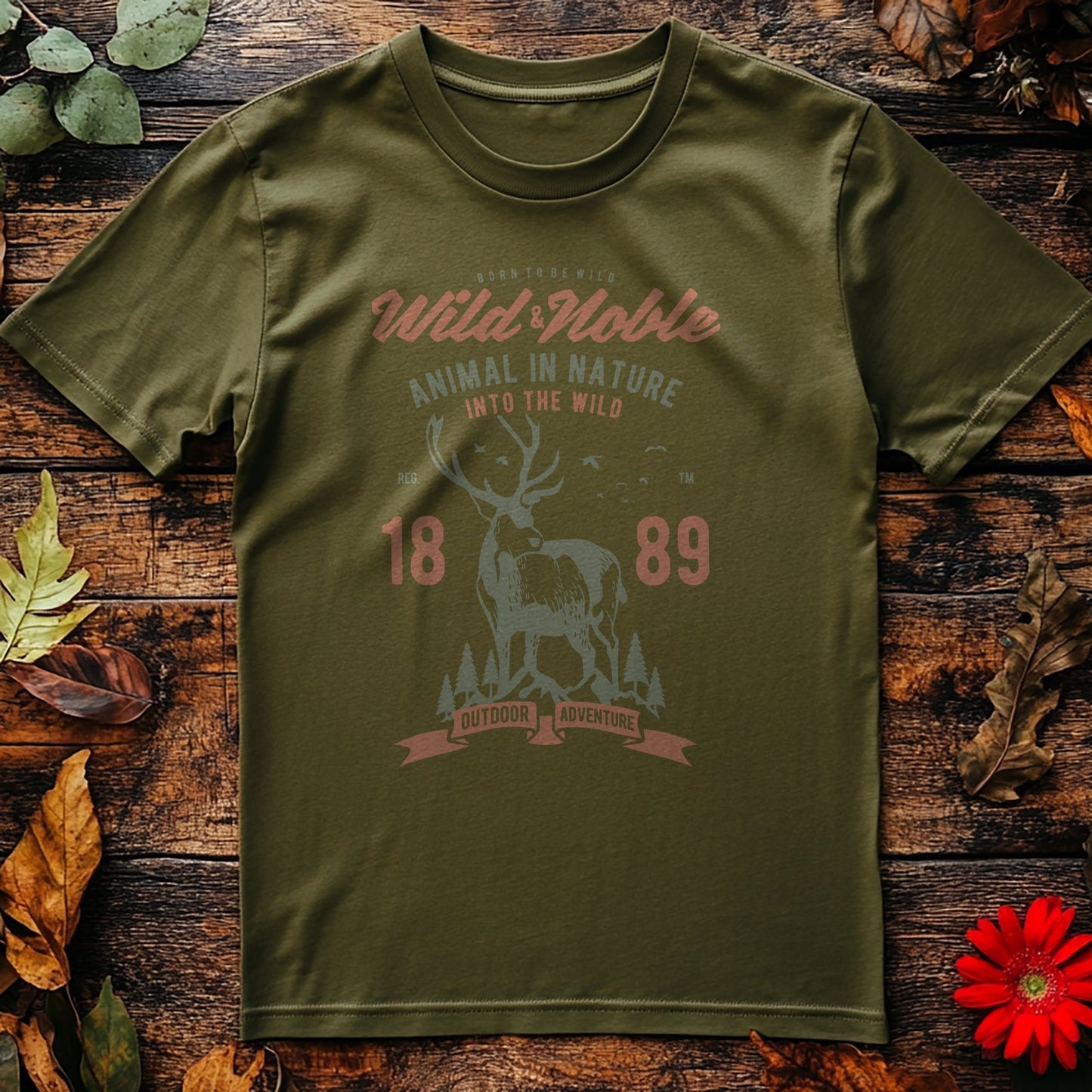 Wild and Noble T-shirt - Funny Deer