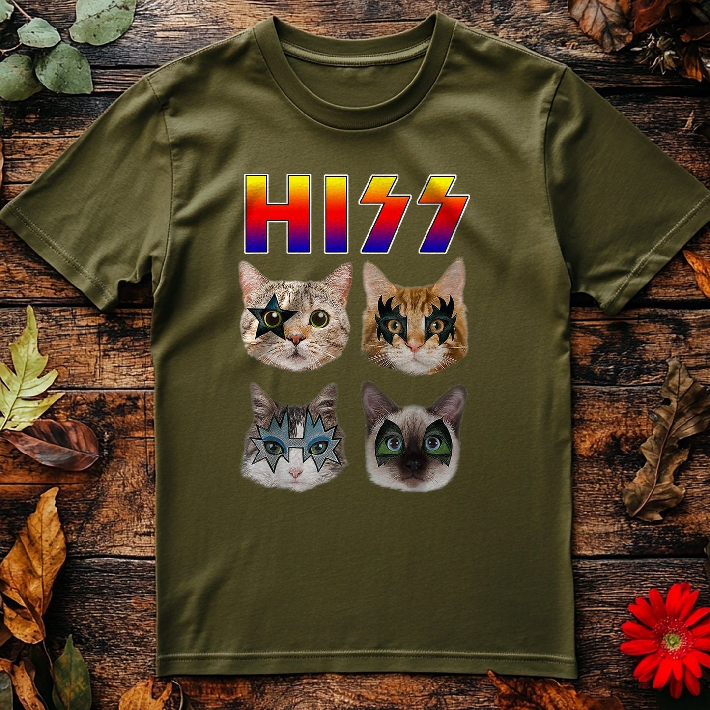 Hiss-terical Cats Kittens T-Shirt