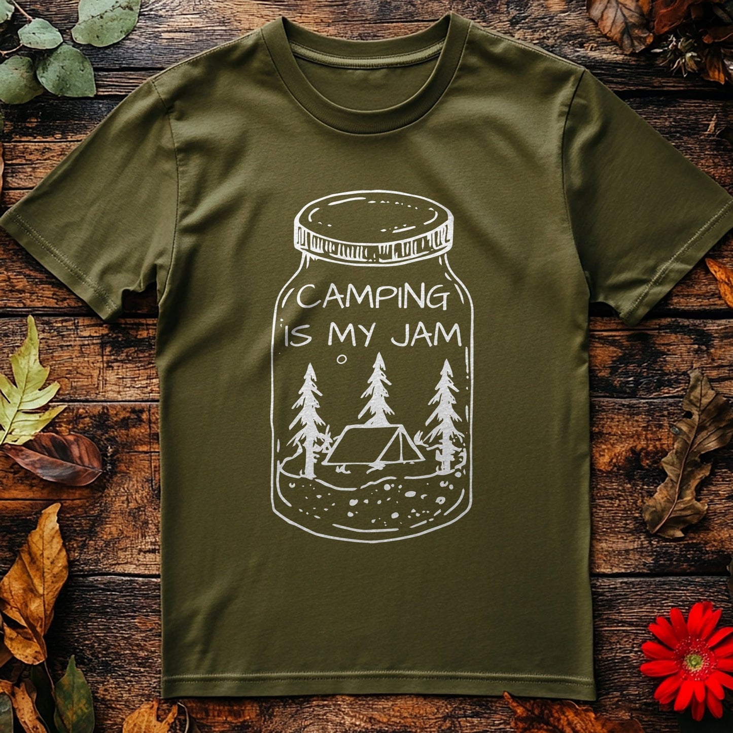 Camping Is My Jam T-shirt - A Fun Take