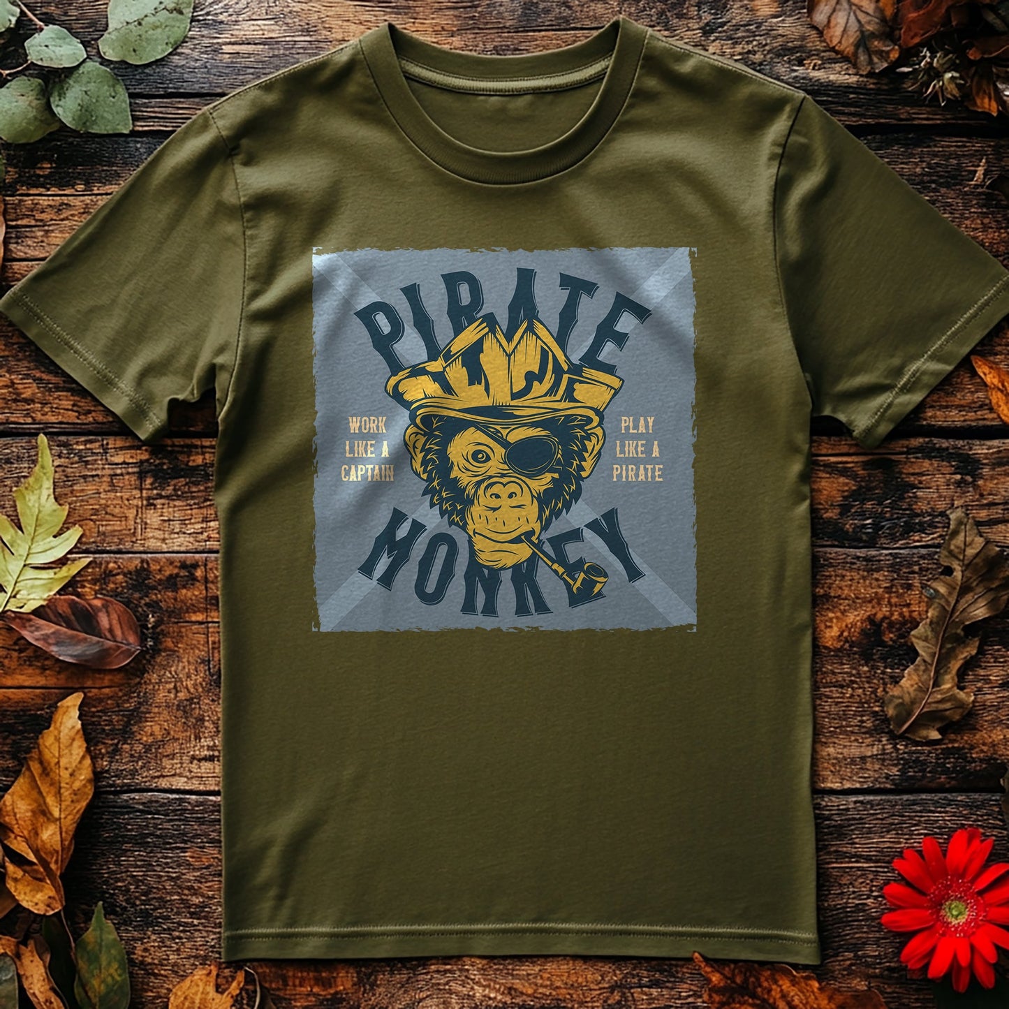 Monkey Pirate T-shirt - Aye Aye,