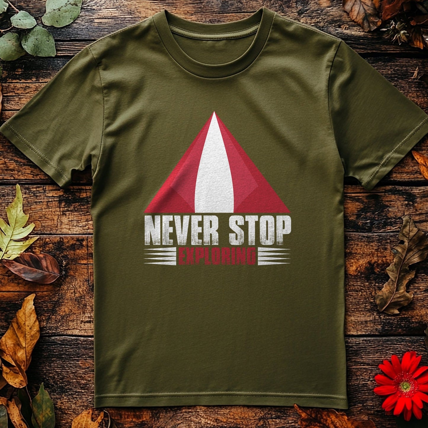 Never Stop Exploring-01 T-shirt