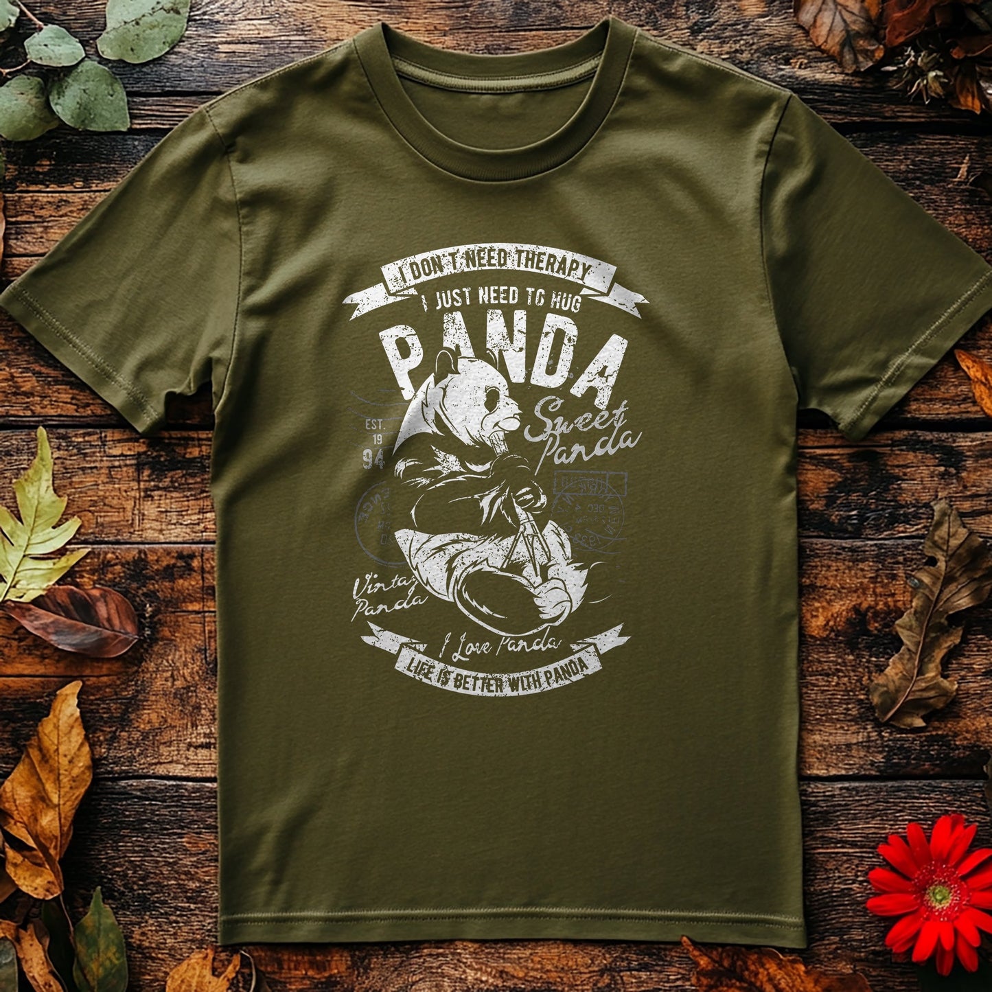 Panda Therapy Hug T-shirt - Cuddle