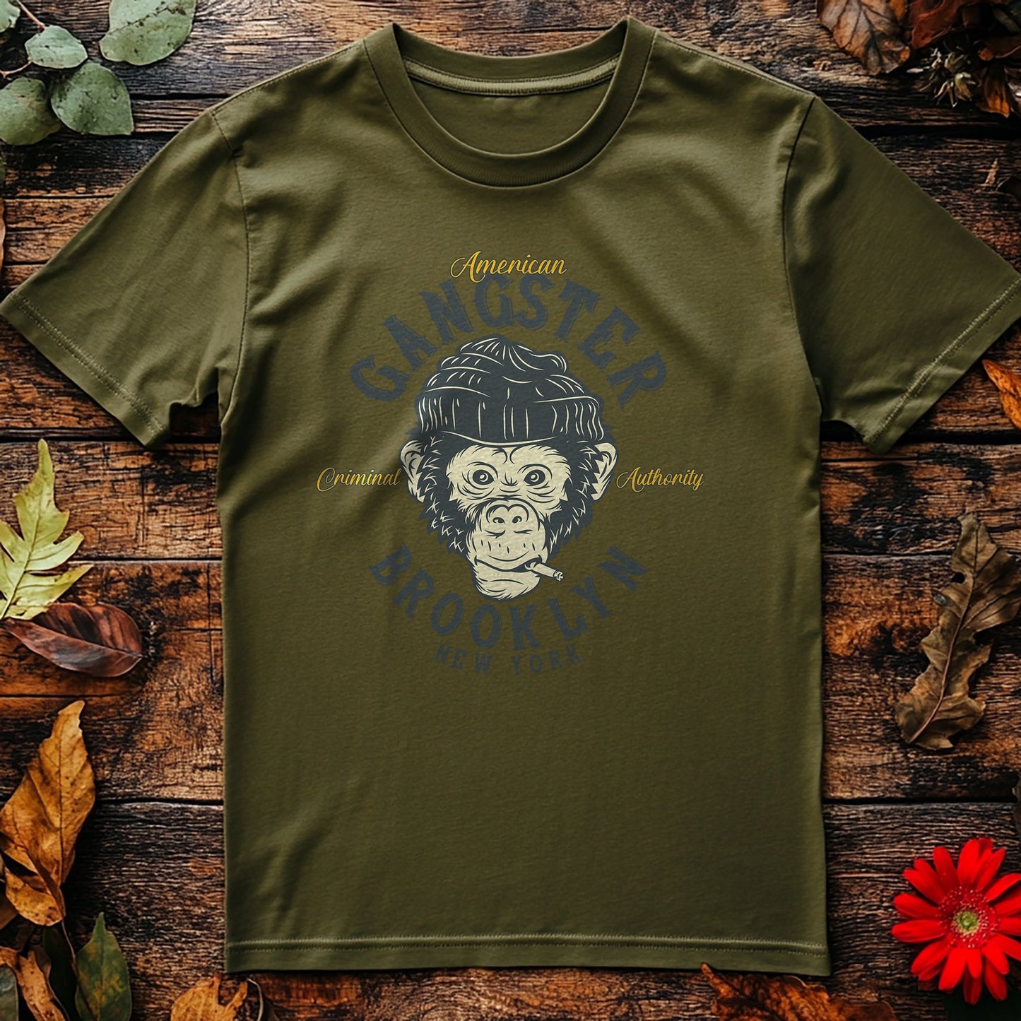 Monkey Gangster Brooklyn T-Shirt -