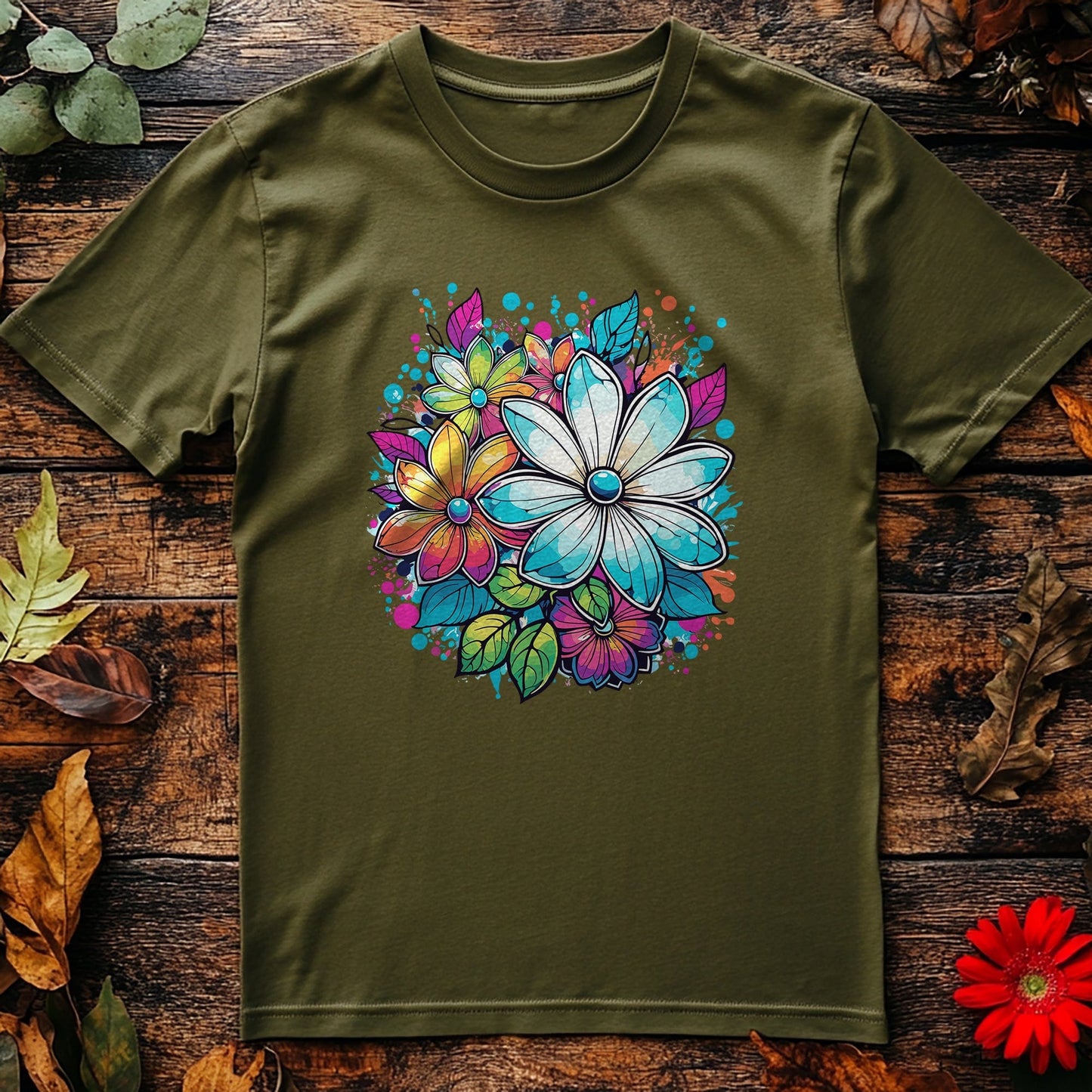 Flower35 T-shirt - Blooming Funny!