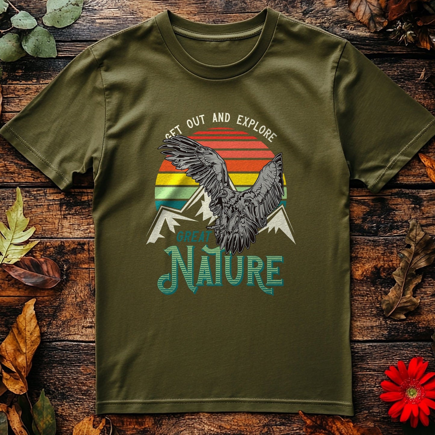 Outdoor_5 Eagle T-shirt - Soaring