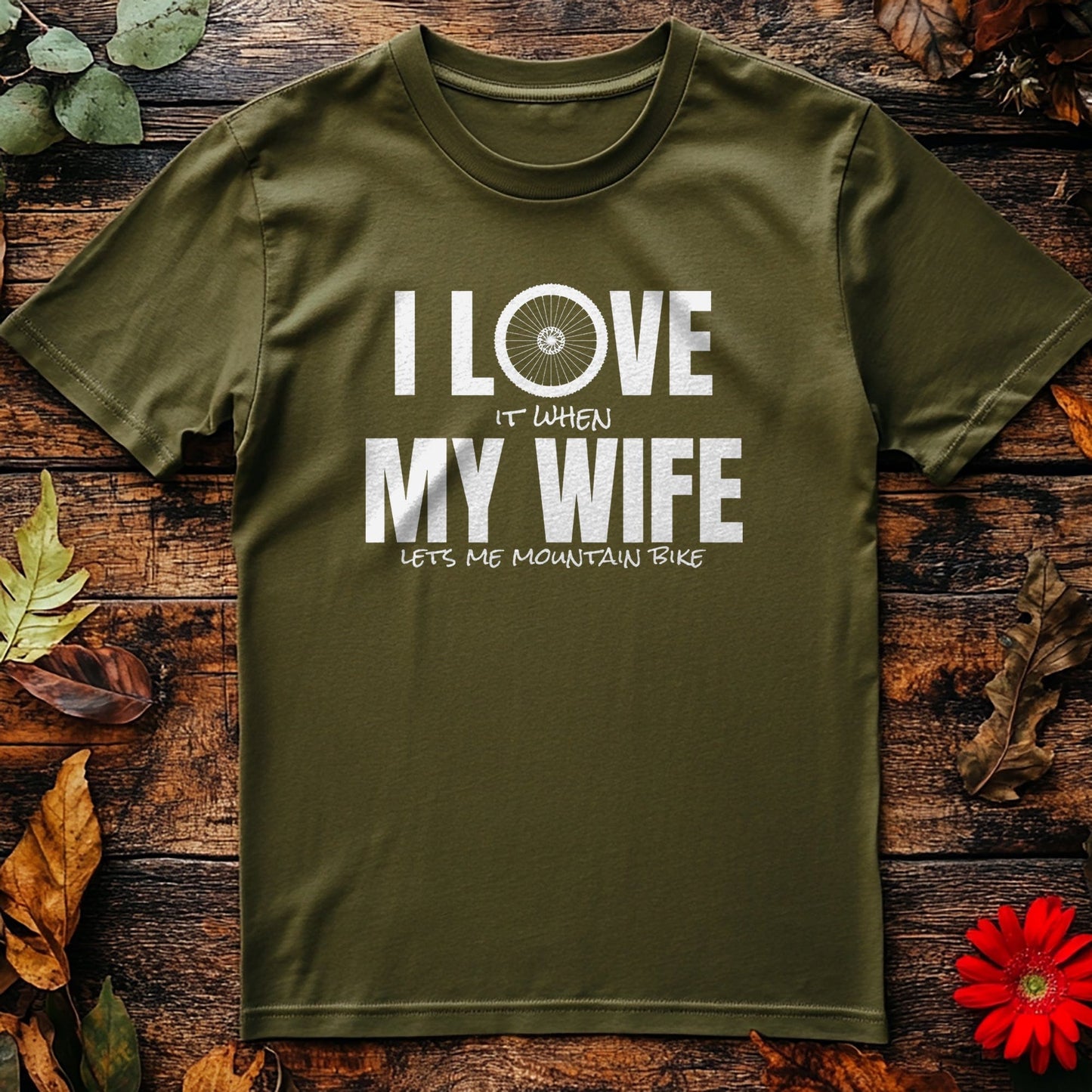 Cycling (306) T-shirt - I Love My Wife