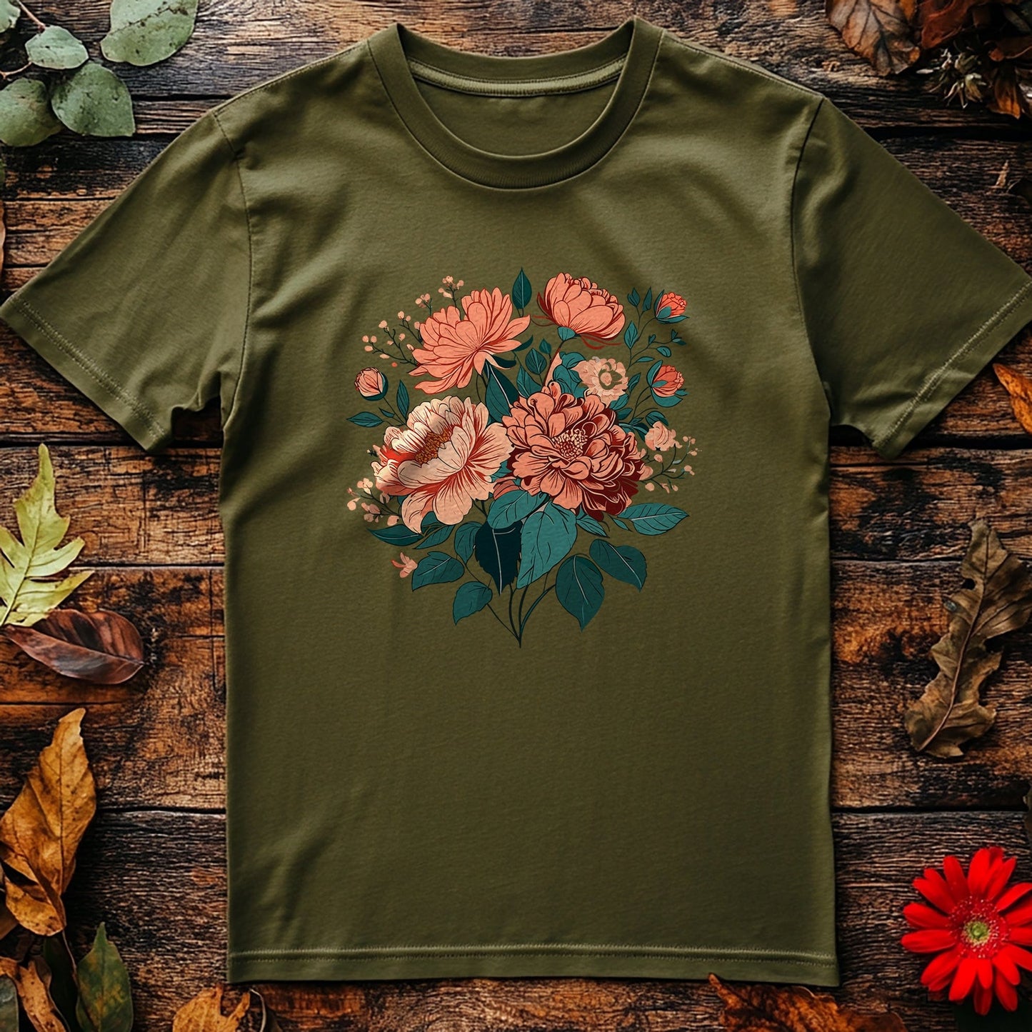 Flower52 T-shirt - Blooming with