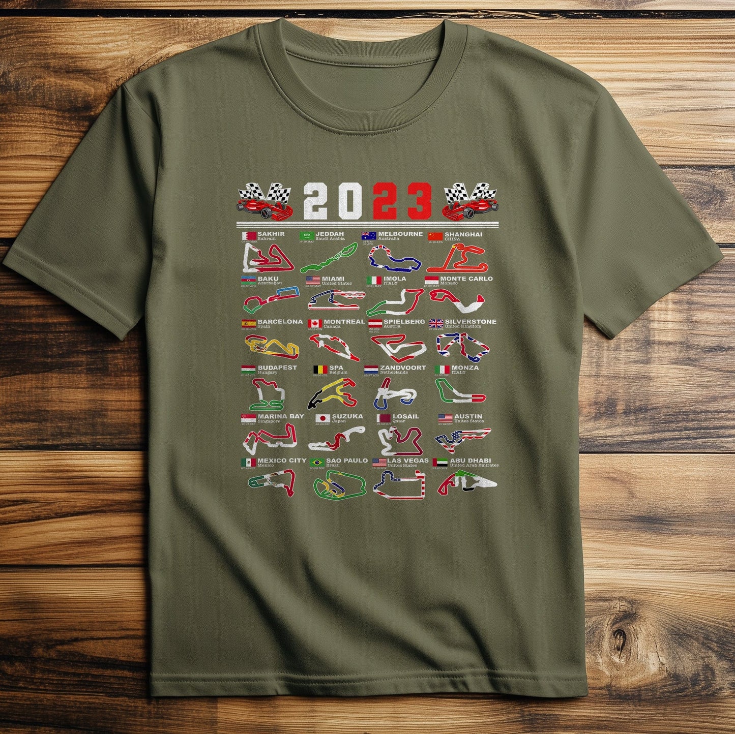 Formula Racing Open Wheel 2020 t-shirt