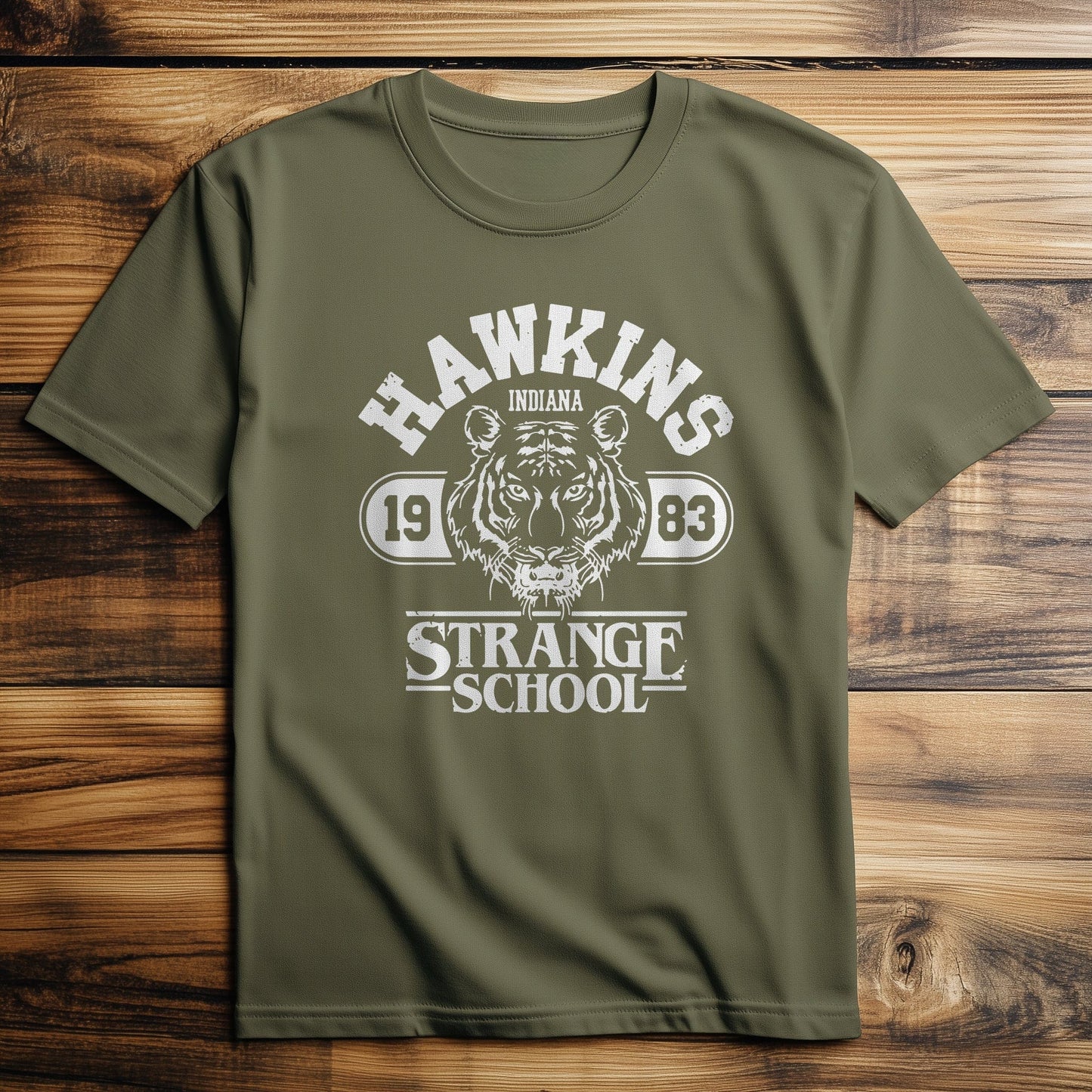 Hawkins School Tiger T-Shirt
