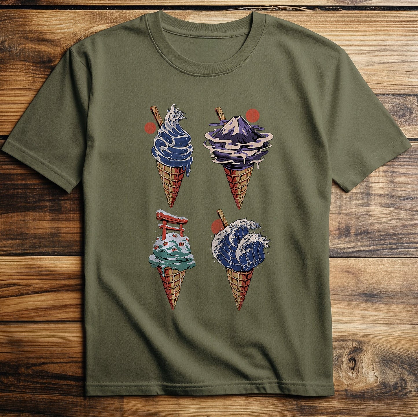 Japanese Ice Cream Delight T-shirt