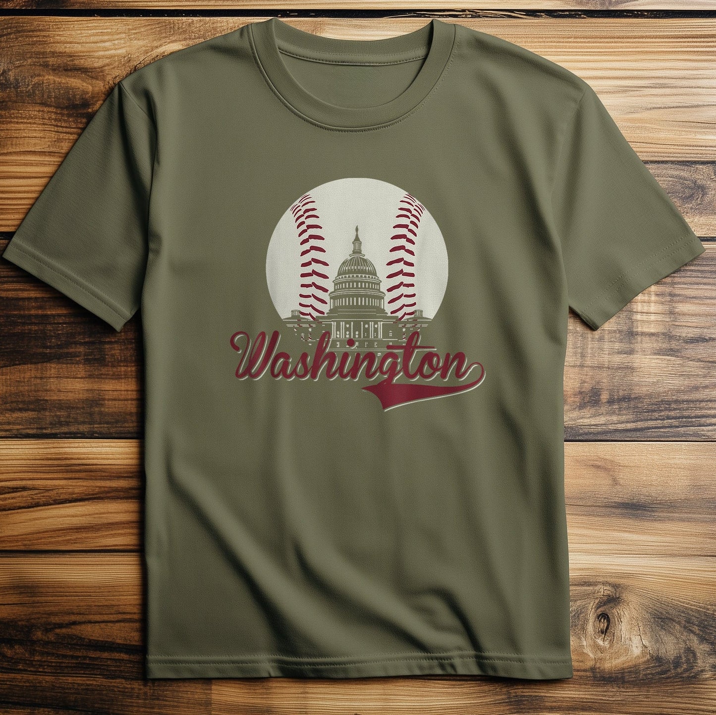 Retro Washington DC Baseball T-Shirt