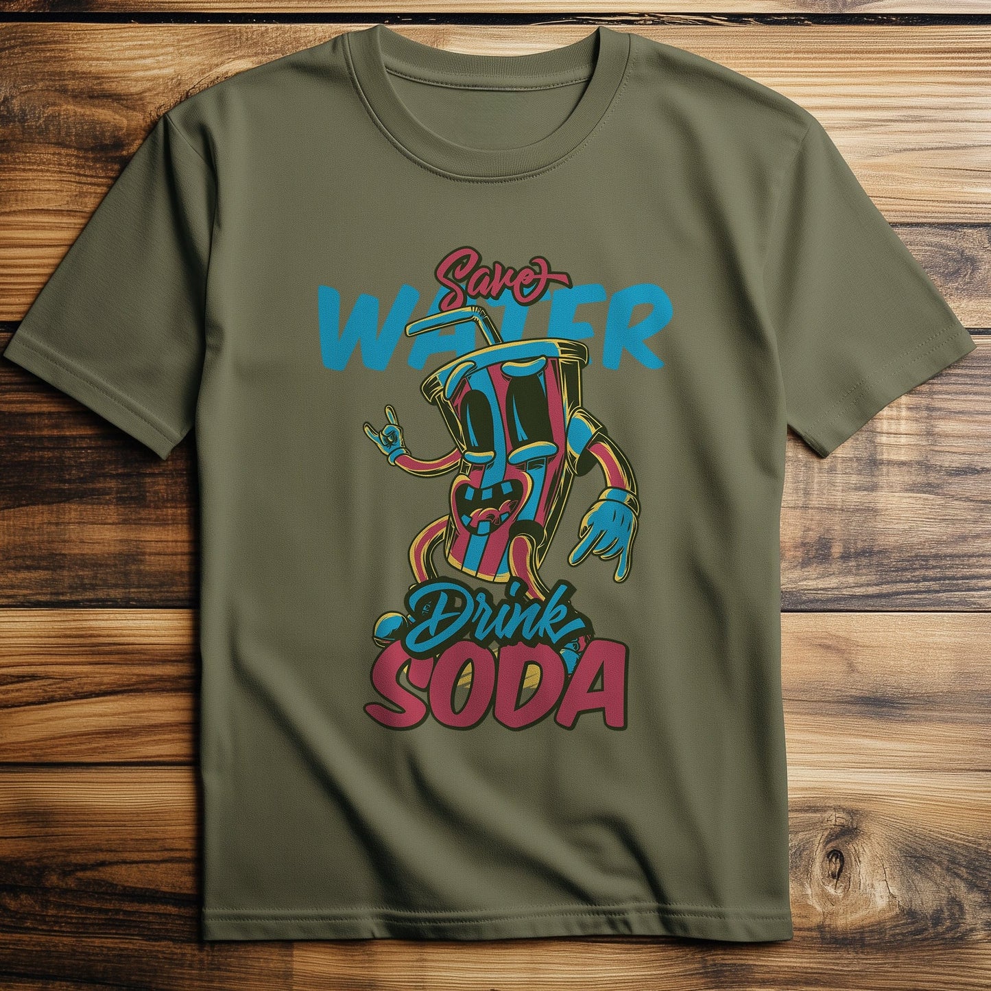 Fast Food Frenzy T-shirt - Quench Your