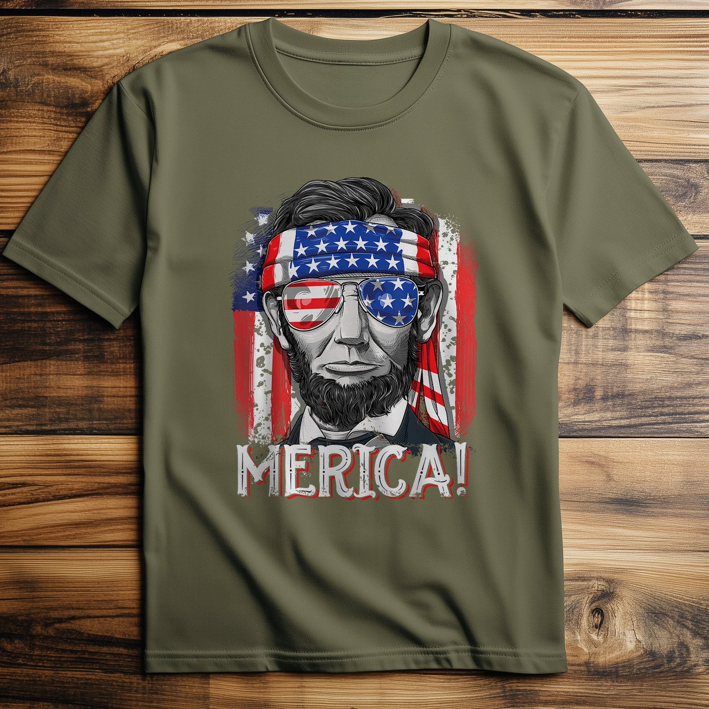 Lincoln 4Th Of T-Shirt