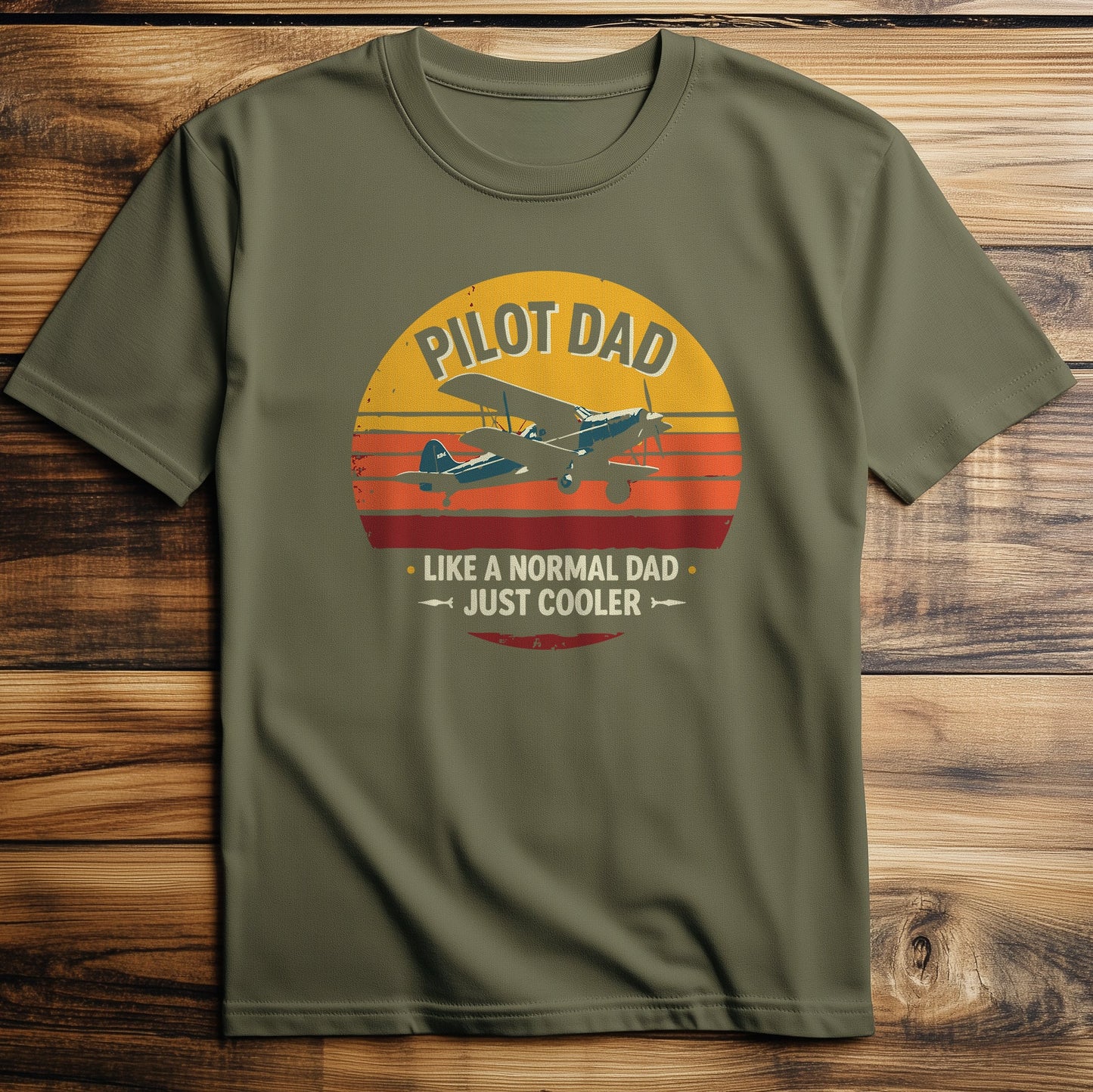 Pilot Dad Cooler T-Shirt