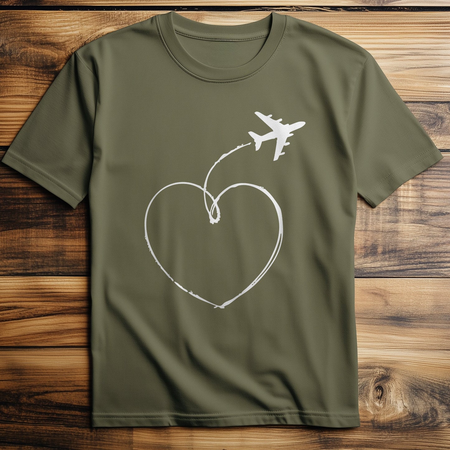 Plane Heart T-Shirt