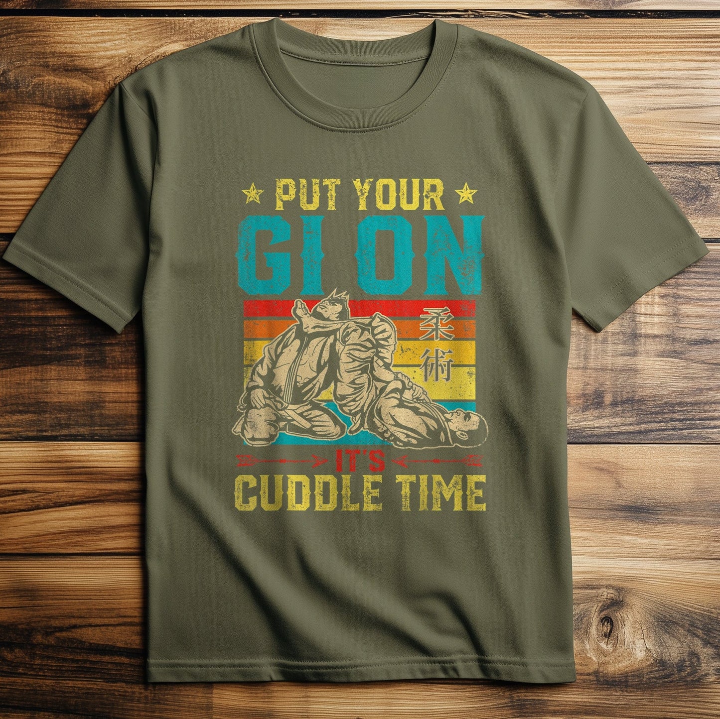 Jiu Jitsu Cuddle Time Vintage T-Shirt