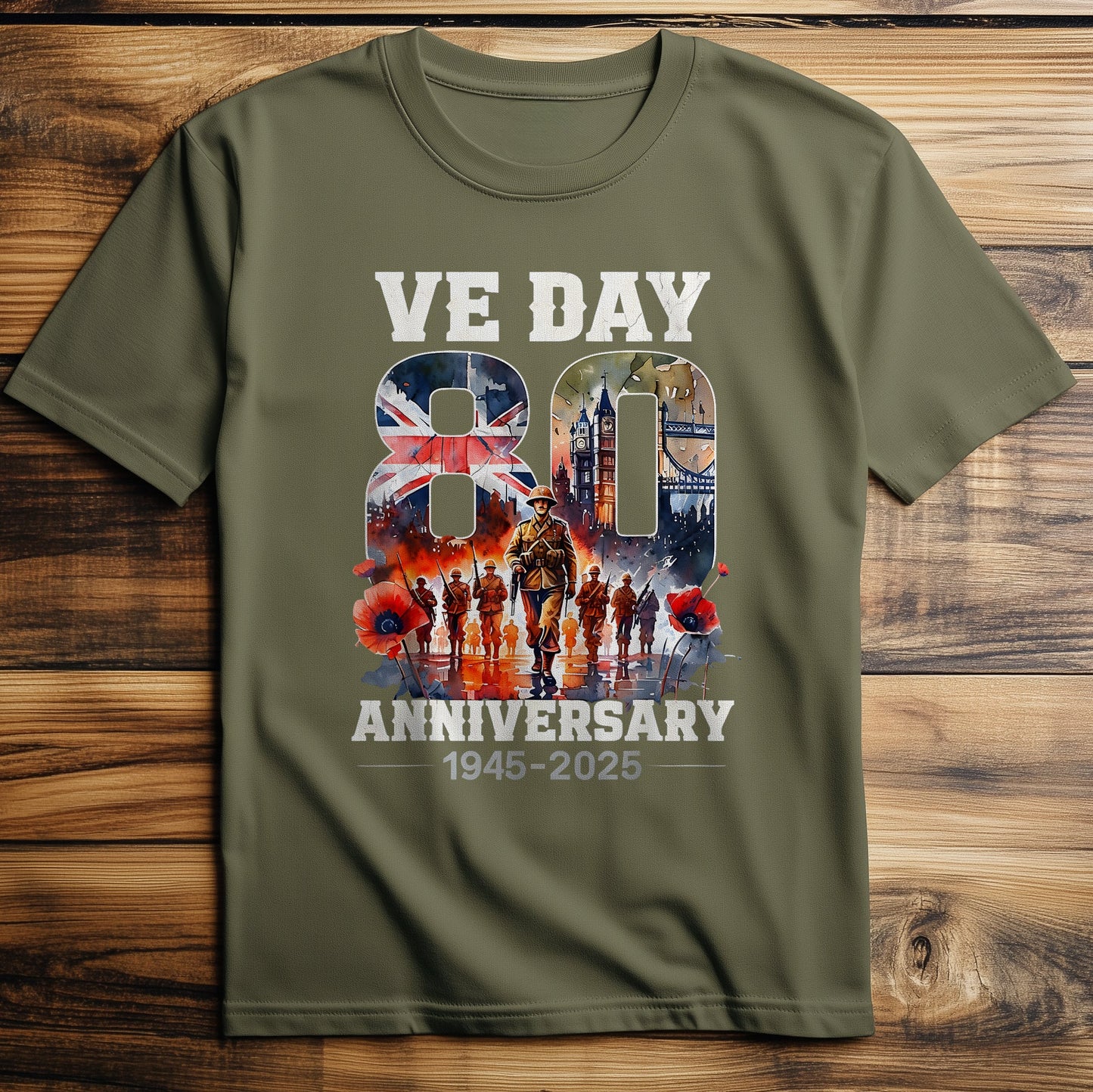 Ve Day Uk 80Th T-Shirt Style003