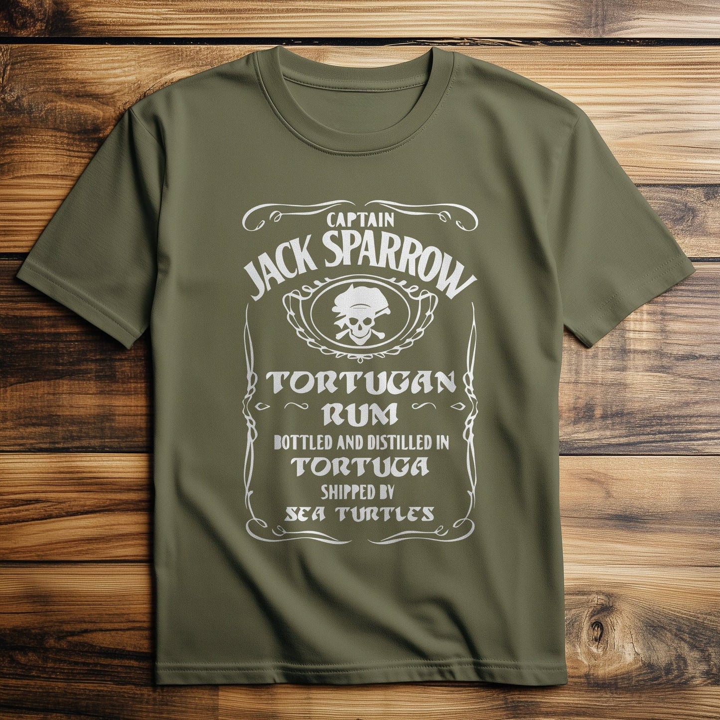 Captain Jack Pirate Tortuga Rum T-shirt