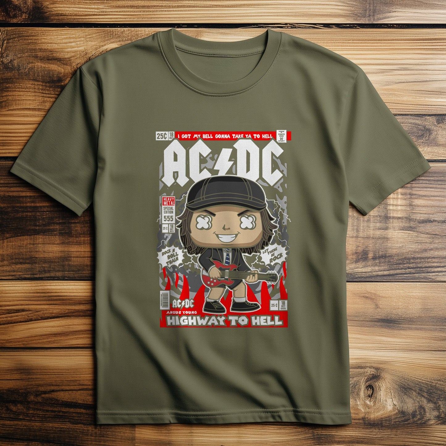 AC/DC Angus Young T-shirt