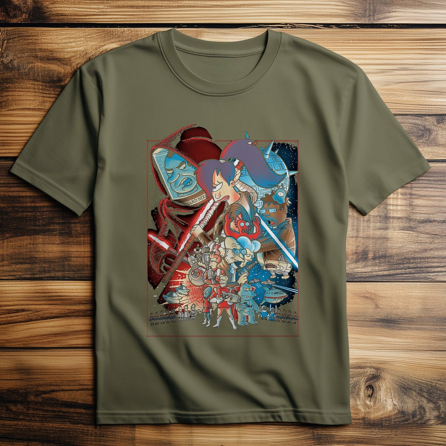 Futurama-Star-Wars Mashup T-shirt