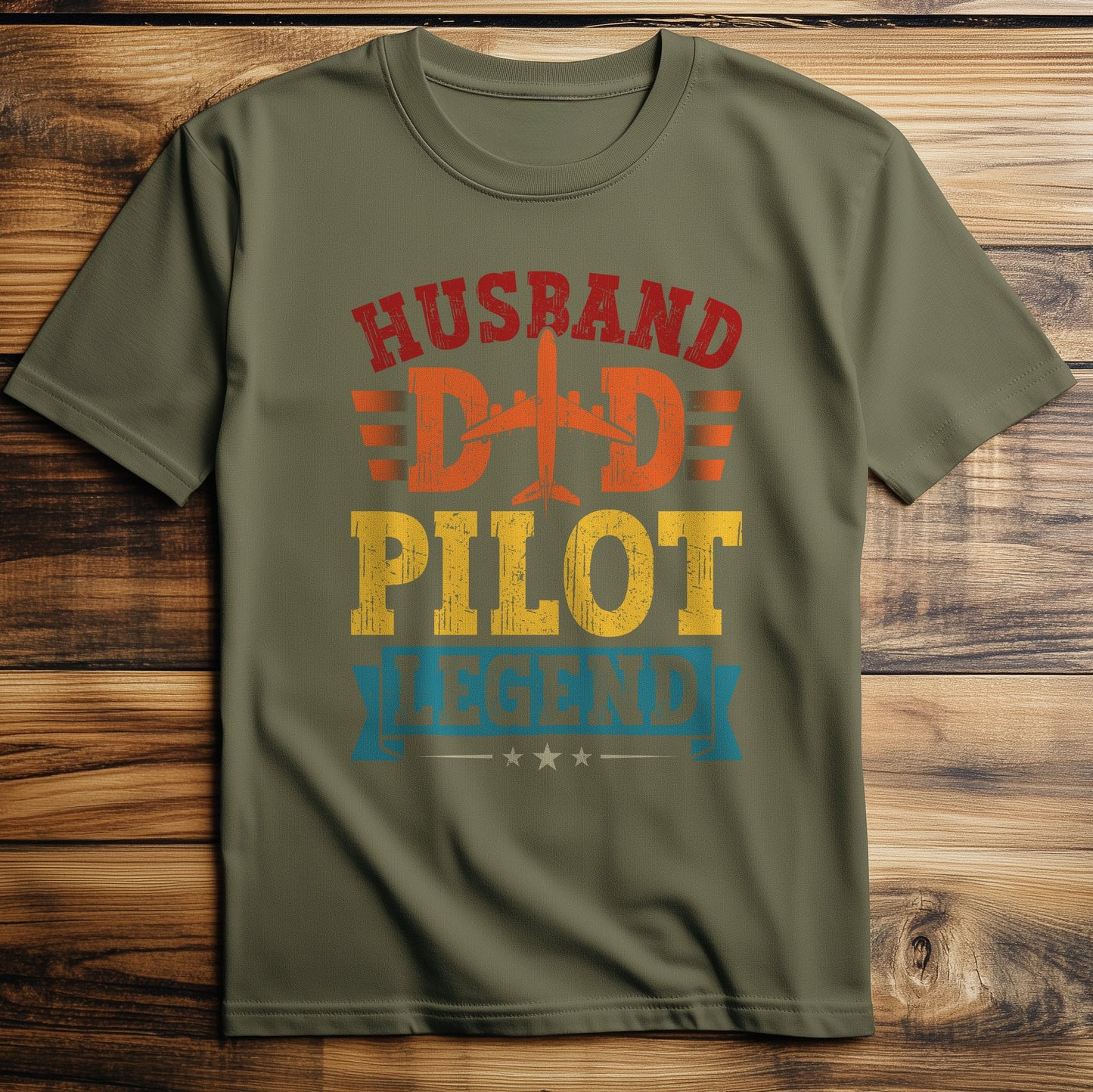 Husband Dad Pilot T-Shirt