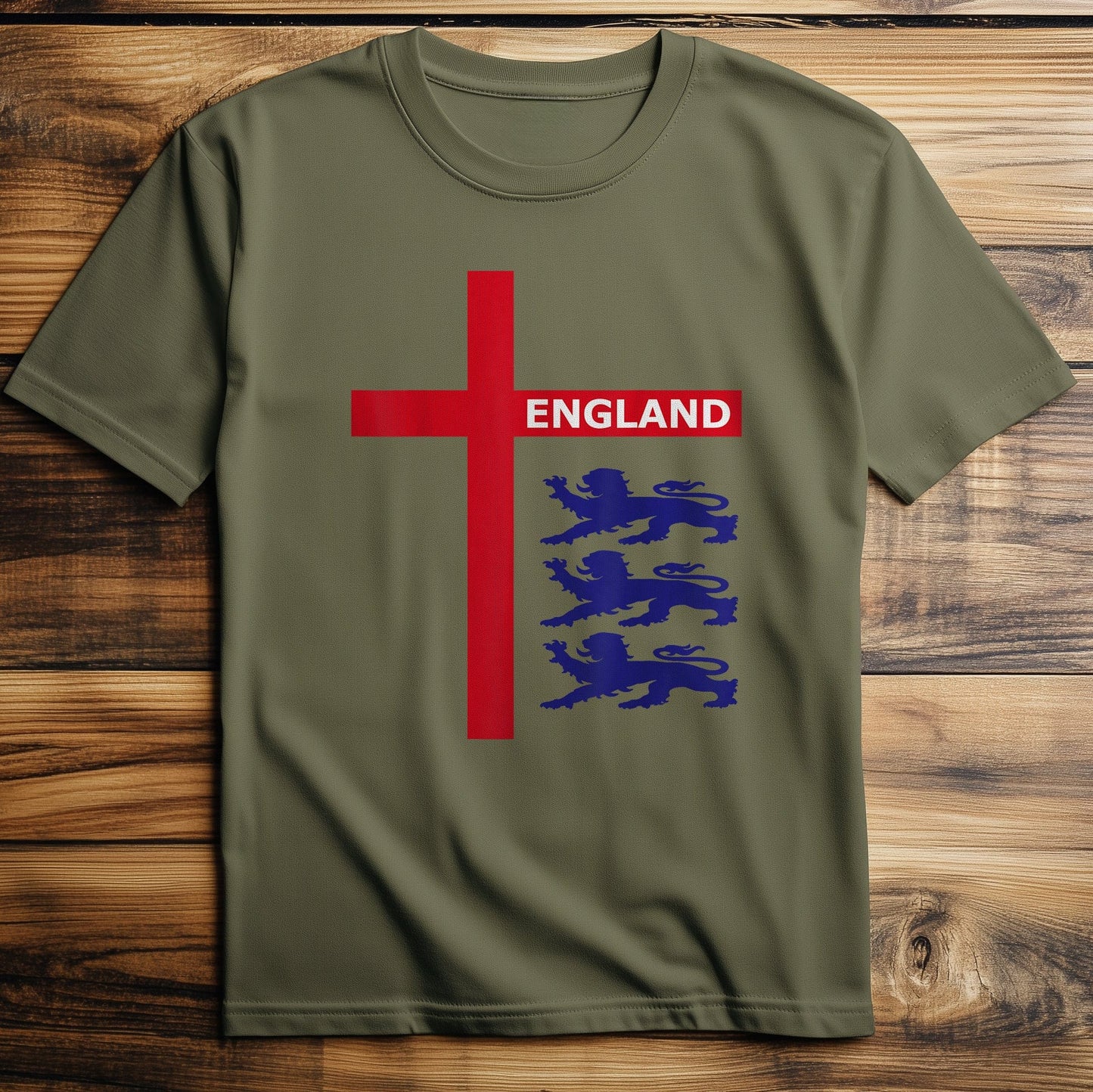 Lion Hearted England Fan T-Shirt