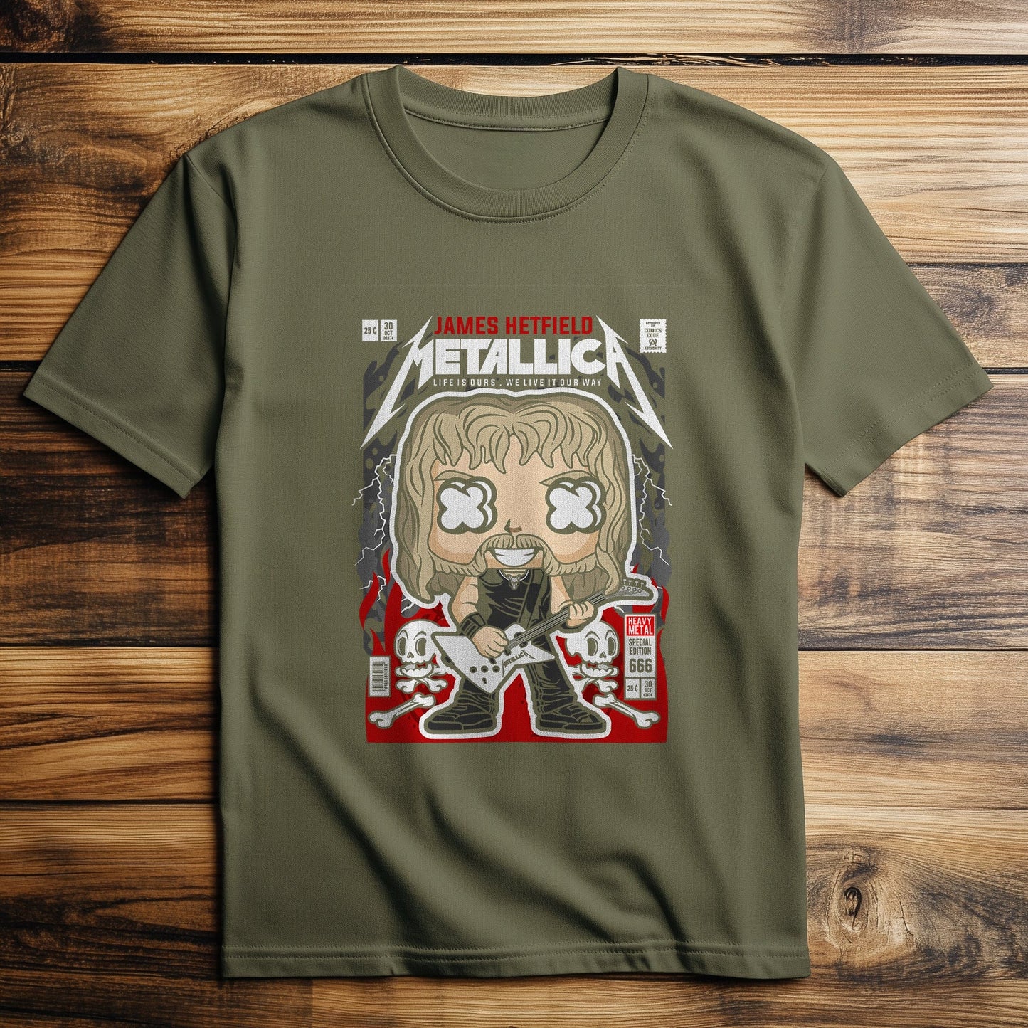 James Hetfield Metallica T-shirt