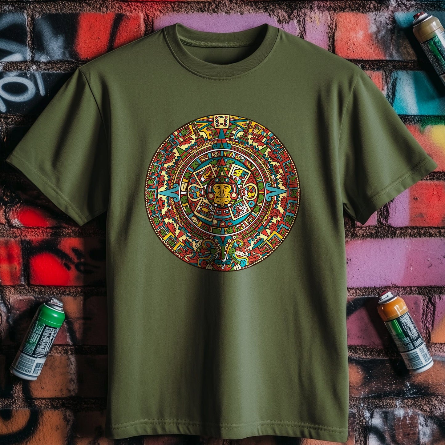 Aztec Crest T-Shirt - Time-Traveling