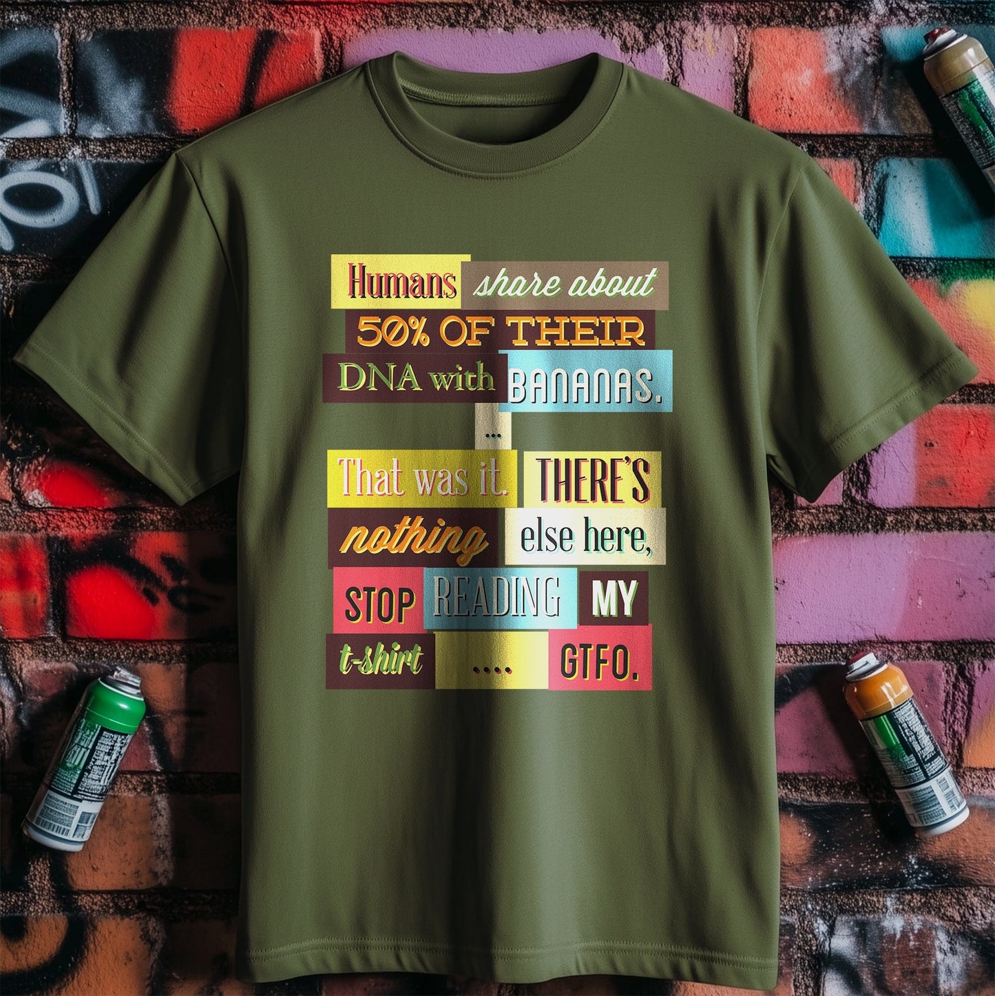 DNA with Bananas T-Shirt - Funny and