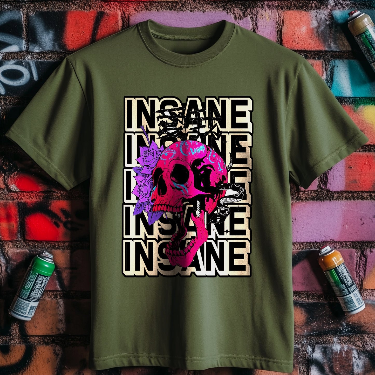 Insane Insane T-shirt - Laughs &