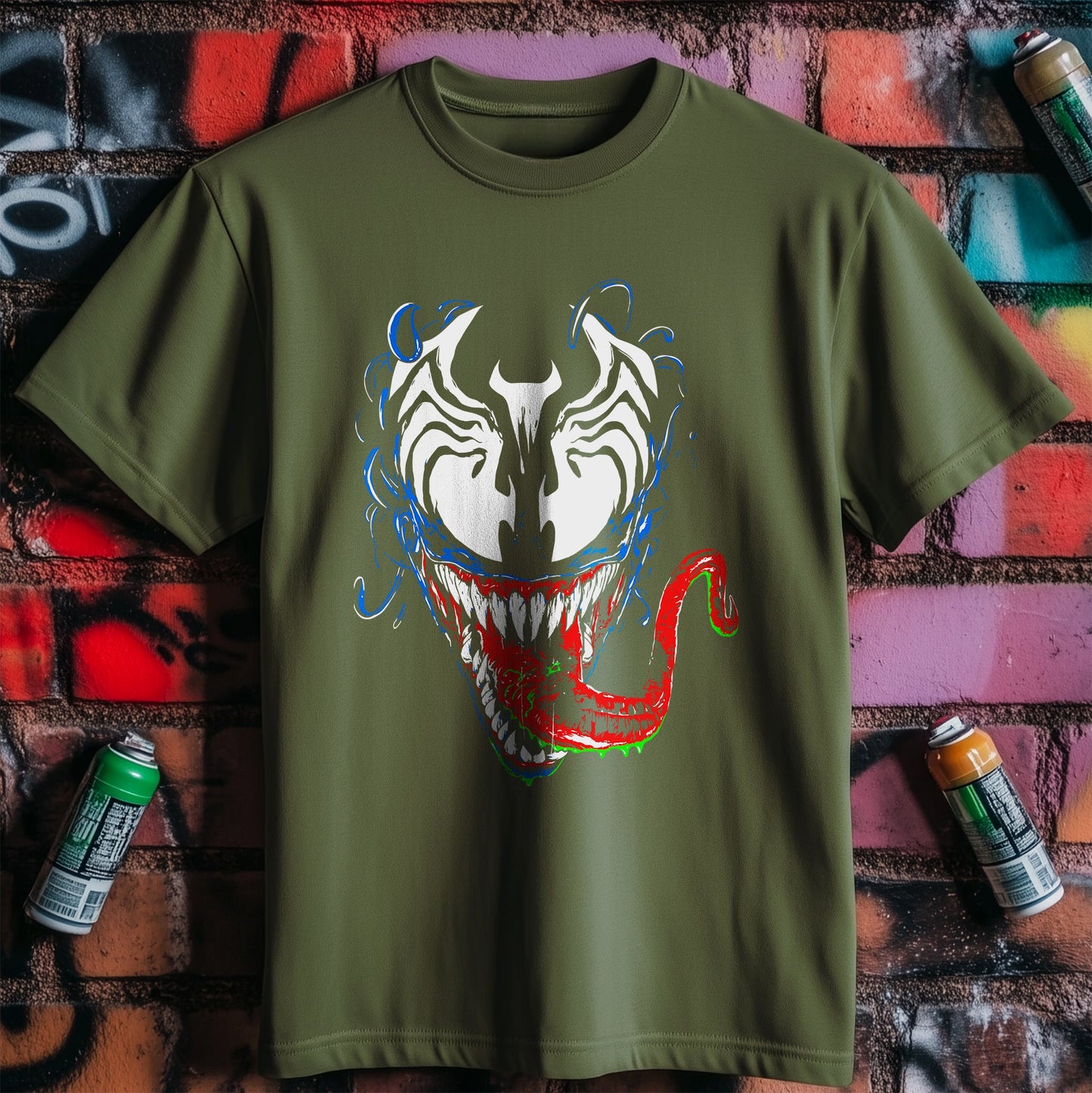 Symbiote Face T-Shirt - Unleash Your