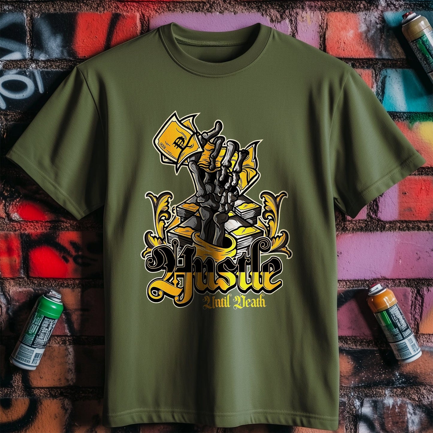 Hustle Until Death T-shirt - Work