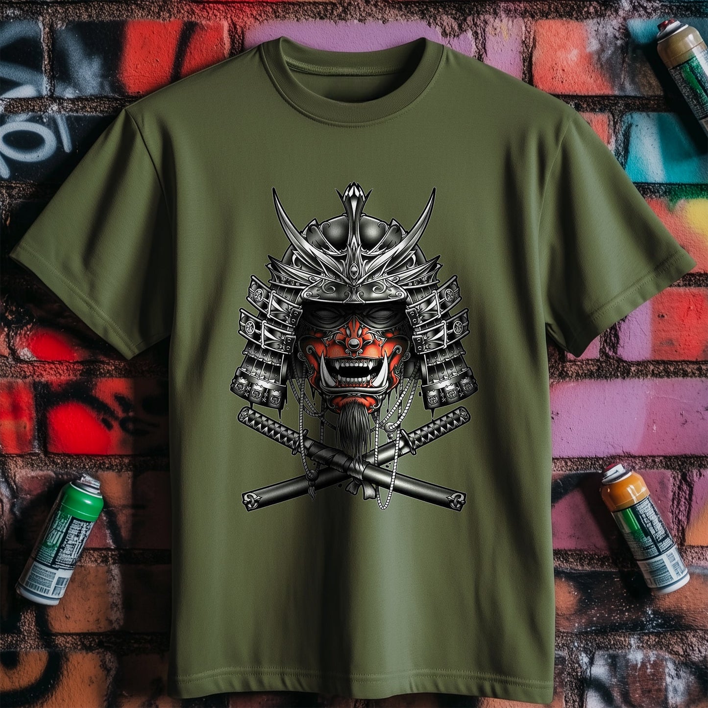 Samurai Skull & Swords T-Shirt