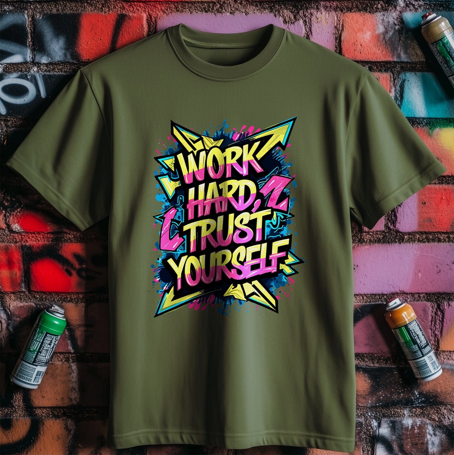 Motivation 38 T-shirt Work Hard, Trust Yourself