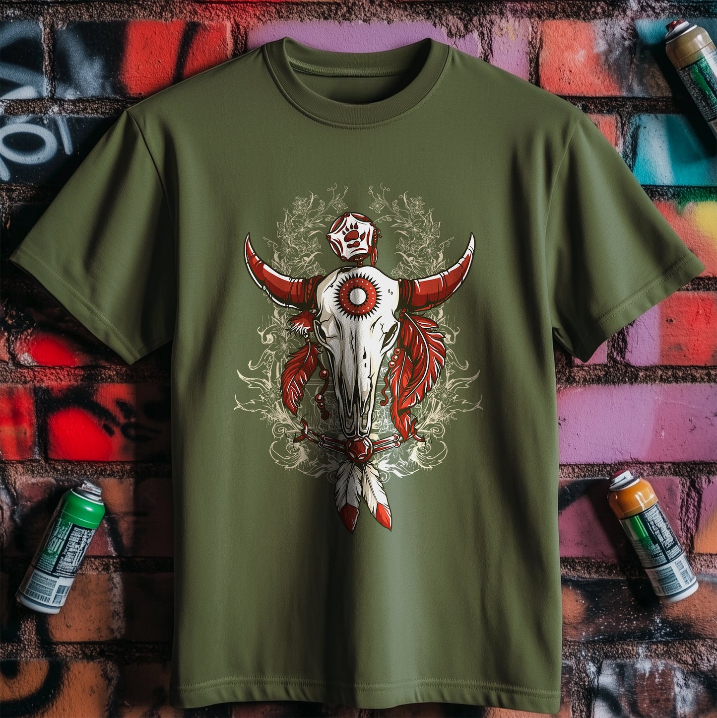 Native Skull T-shirt - Embrace Your