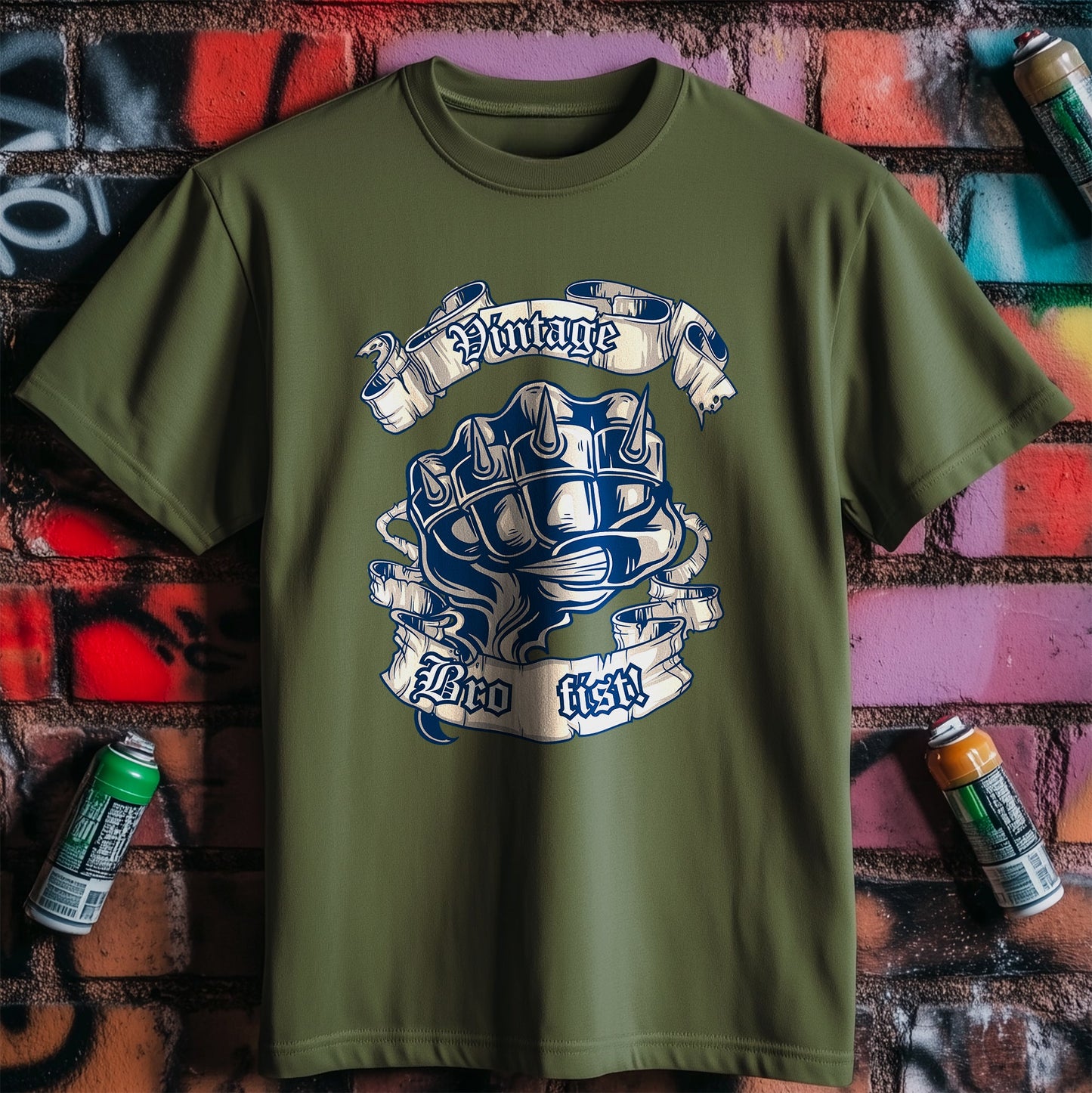 Vintage Bro Fist T-shirt - Unleash