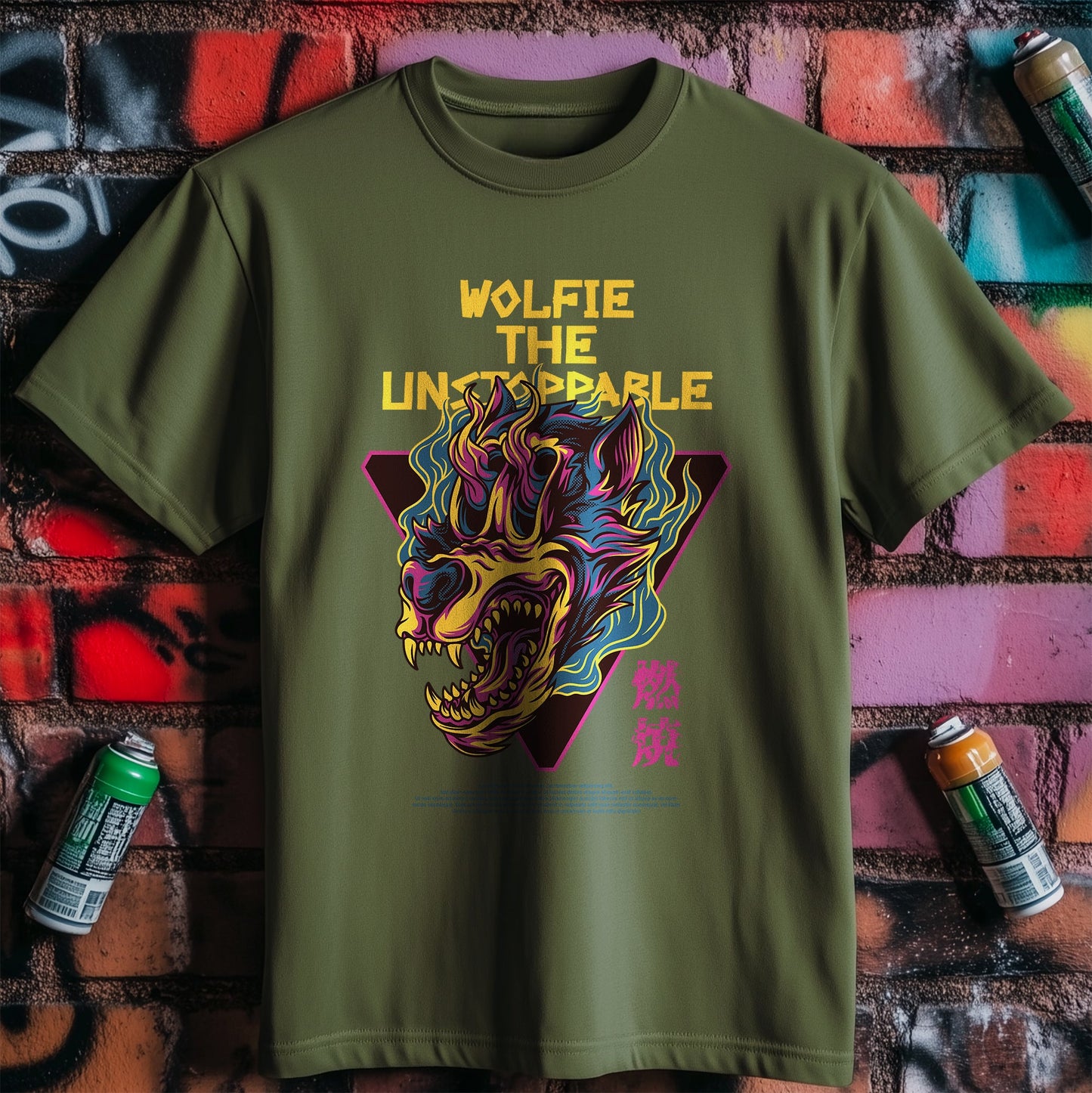 Wolfie The Unstoppable T-shirt –