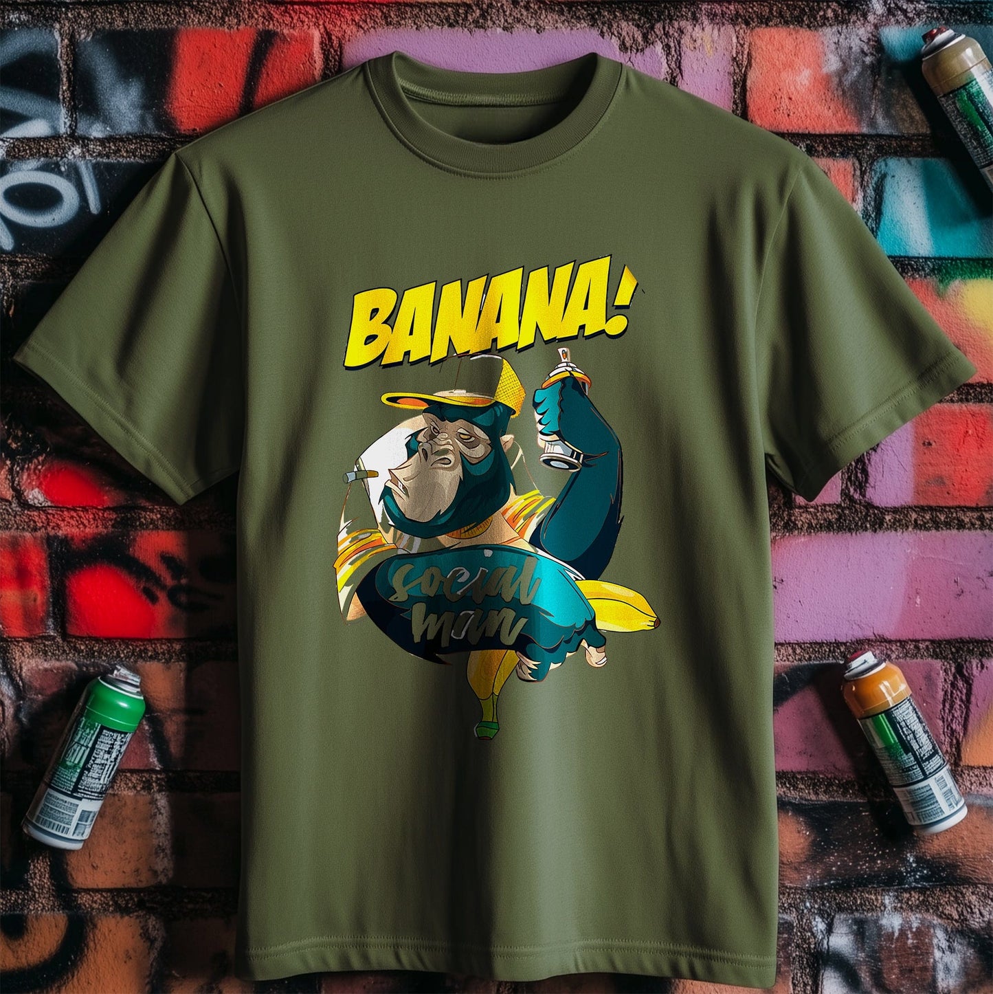 Banana Social Man t-shirt - Peel