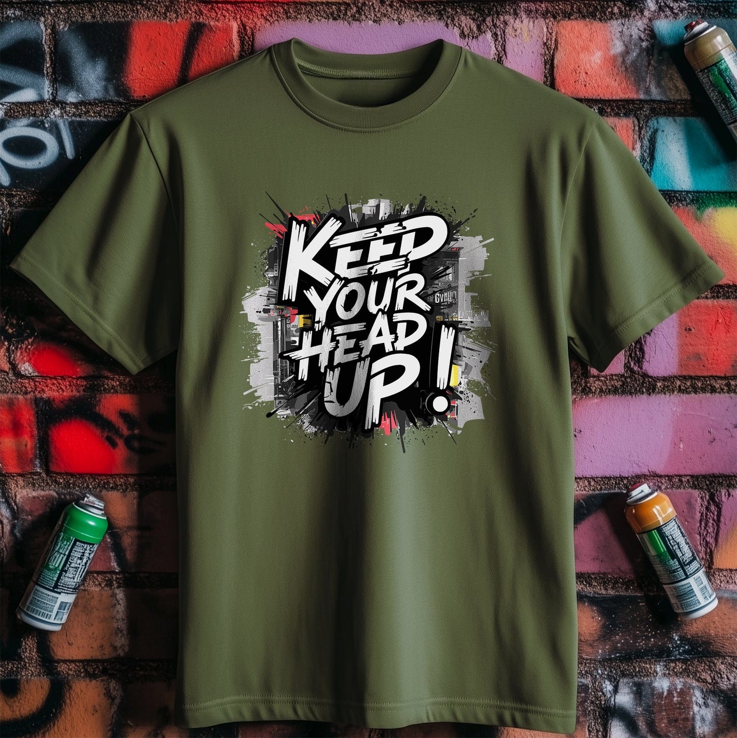 Motivation 87 Keep Your Head Up T-Shirt