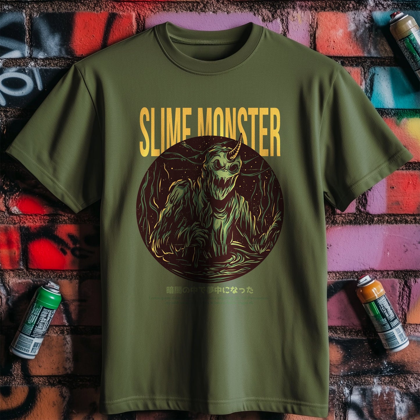 Slime Monster T-shirt - Funny &