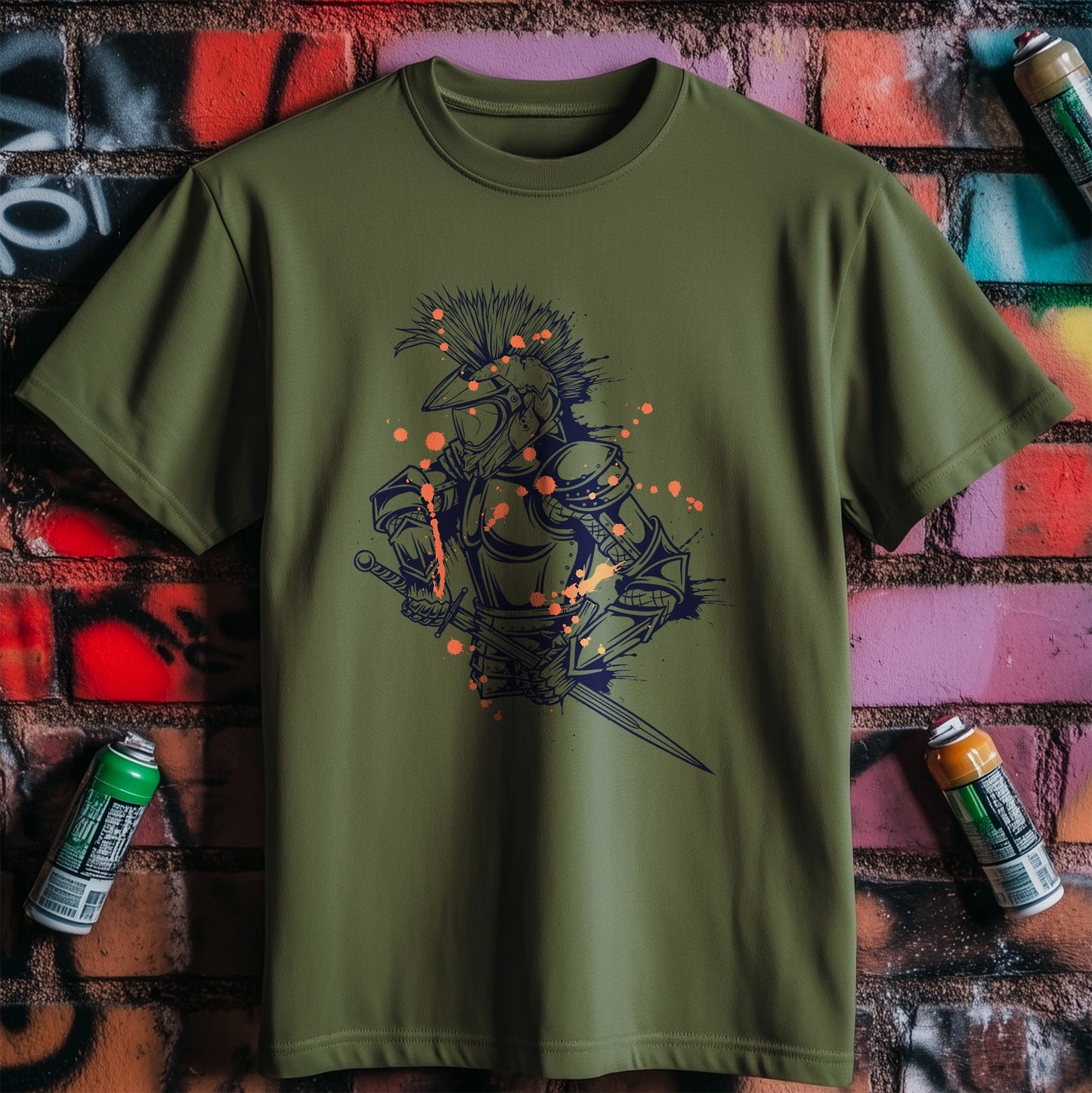 Master Knight Splatter T-shirt -
