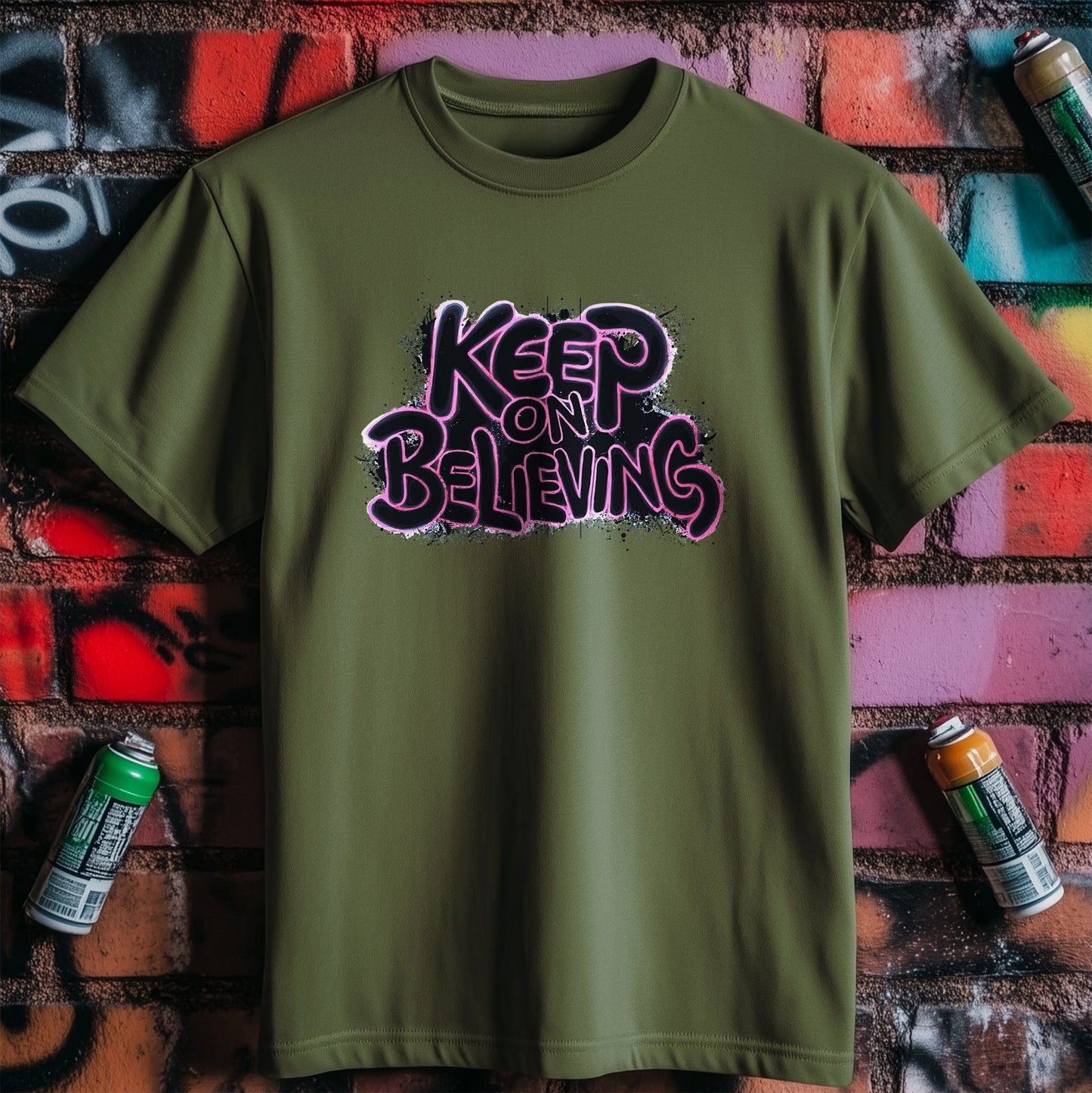 Motivation 65 T-Shirt Keep Believing