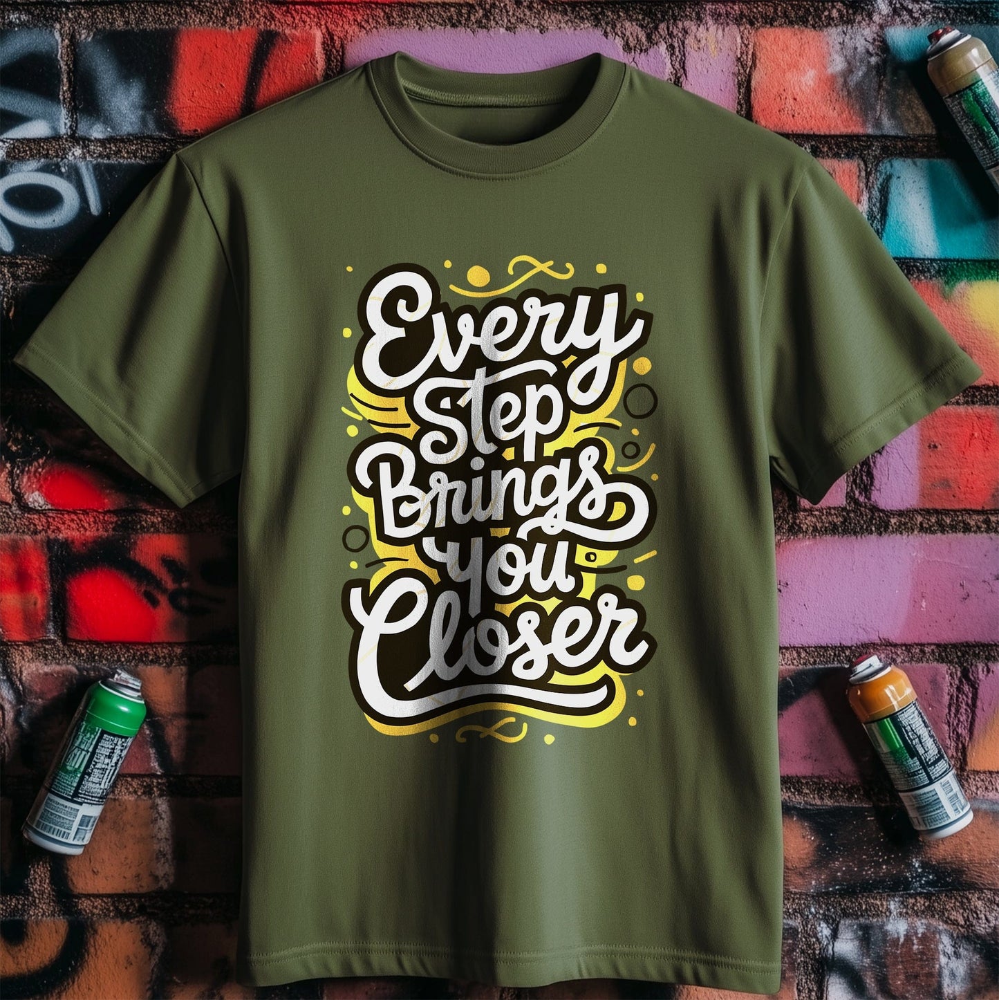 Motivation 24 Every step brings you closer T-shirt
