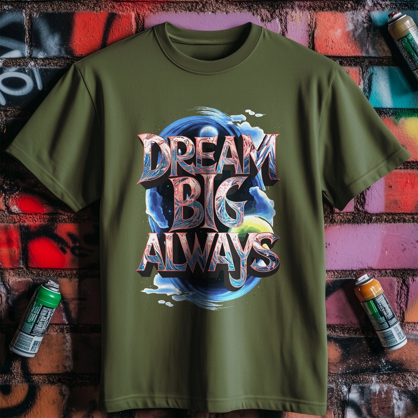 Motivation 8 T-Shirt Dream Big always